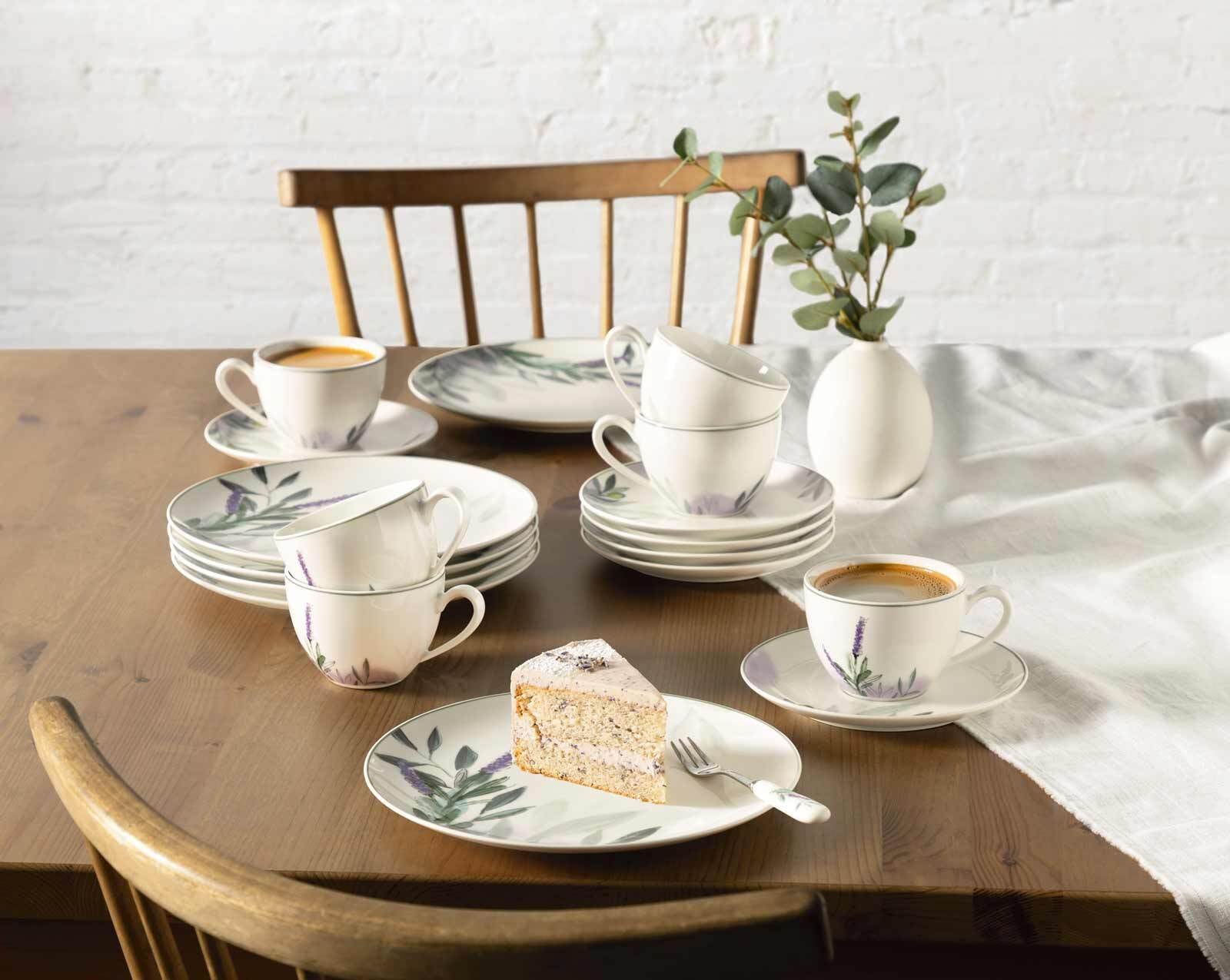 Seltmann Weiden Geschirr-Set »Kaffeeservice Savona Provence 18er Set bunt-beige« Spülmaschinenfest, Mikrowellensicher, Ofenfest