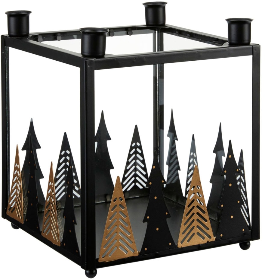 Schneider Adventsleuchter »Weihnachtsdeko«, (1 St.), 4-flammig, aus Glas  und Metall, Höhe ca. 23,5 cm kaufen online bei OTTO