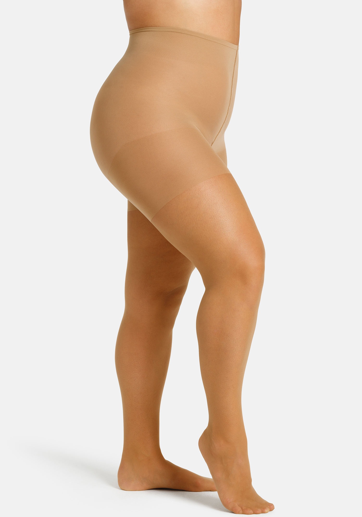 Camano Feinstrumpfhose »fine curvy«, (2er Pack), mit großen Größen