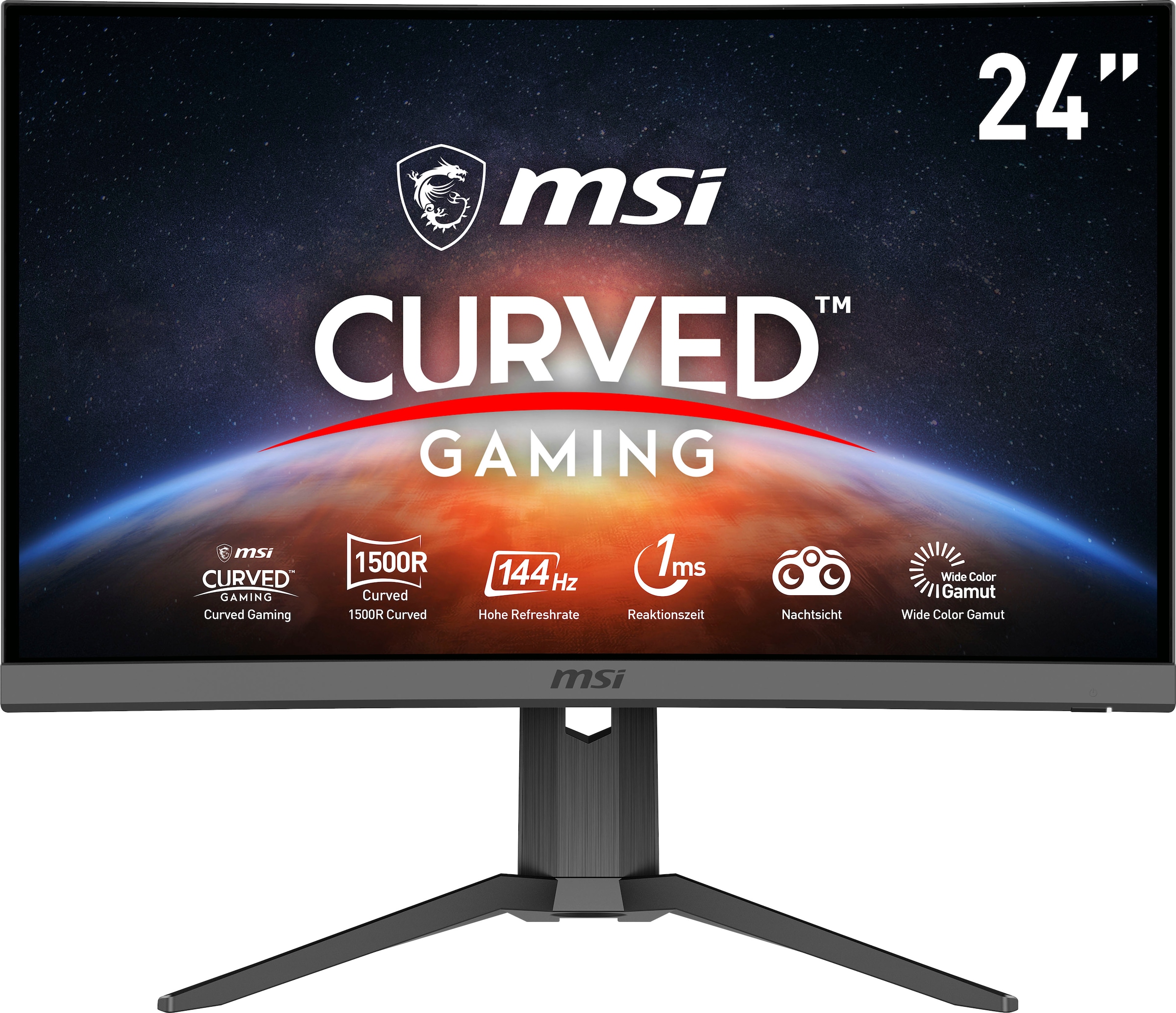 Curved-Gaming-LED-Monitor »Optix G24C6P«, 60 cm/24 Zoll, 1920 x 1080 px, Full HD, 1 ms...