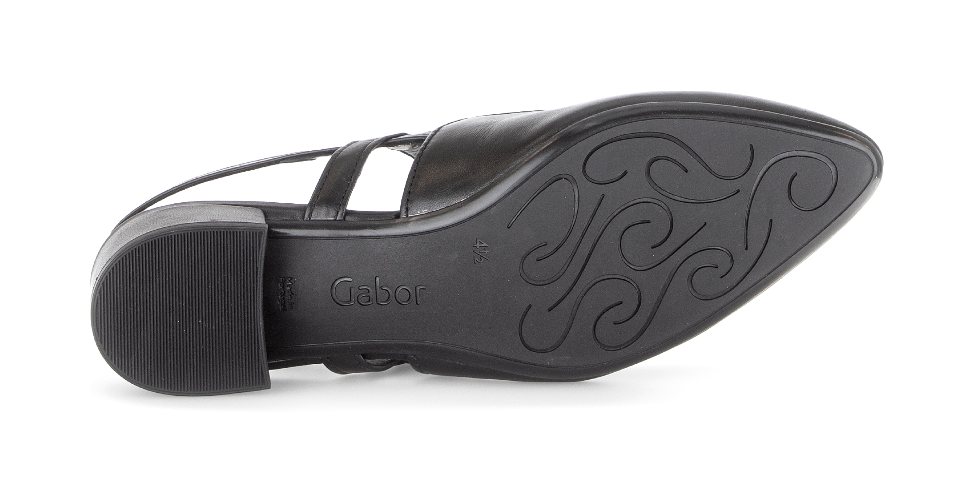 Gabor Slingpumps  Blockabsatz, Businessschuh mit zwei verstellbaren Schnallen