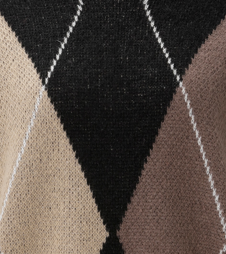 Aniston CASUAL Strickpullover mit großflächigem Rauten-Muster - NEUE KOLLEKTION