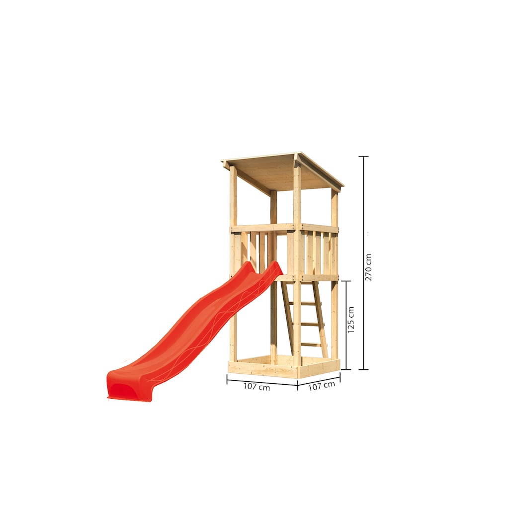 KONIFERA Spielturm »Anna«, BxTxH: 107x107x270 cm