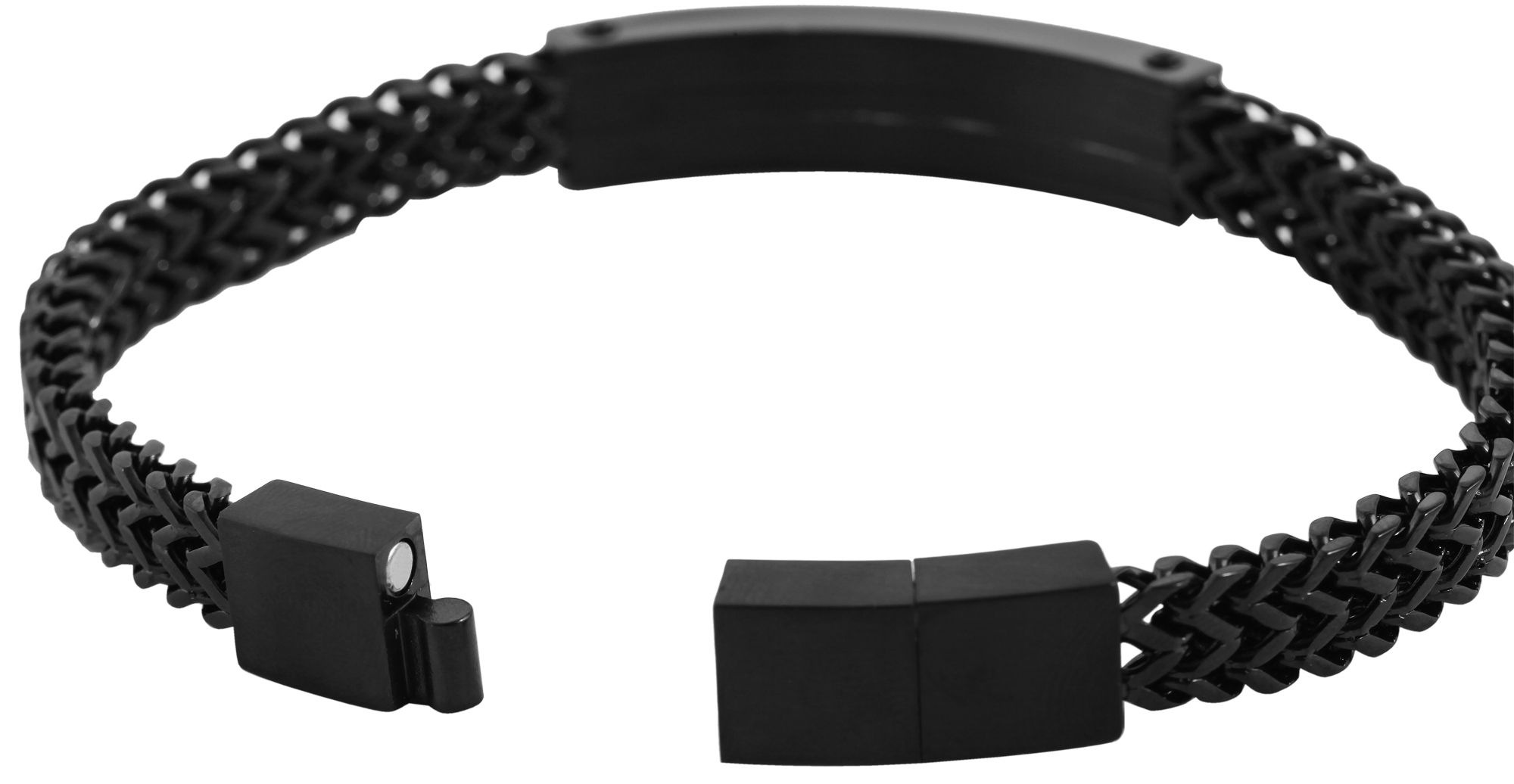 Adelia´s Panzerarmband »Unisex Armband ¿ Panzerarmband aus Edelstahl 22,5 cm«