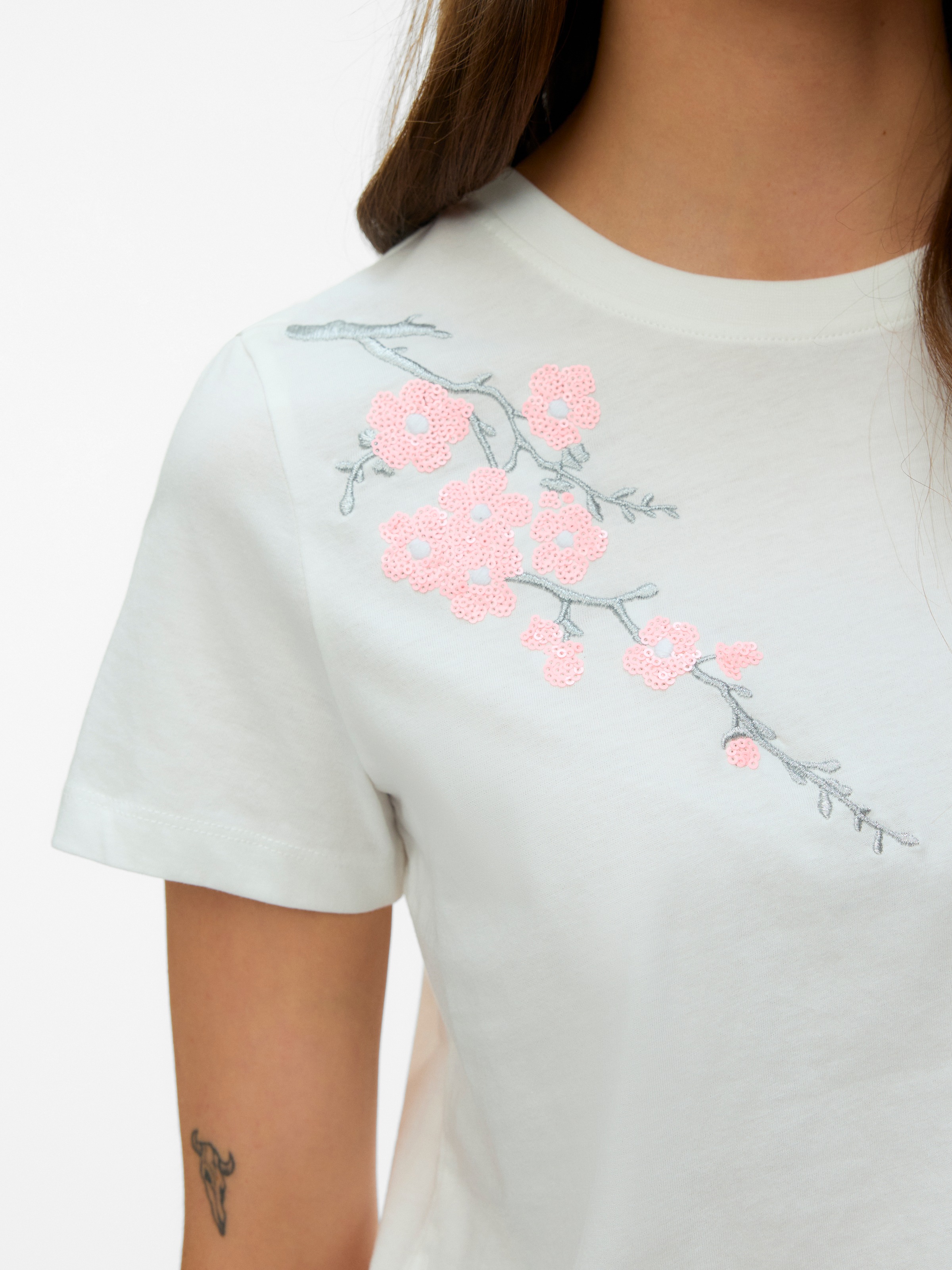 Vero Moda Kurzarmshirt »VMGLOW SS TOP BOX JRS« Baumwolle