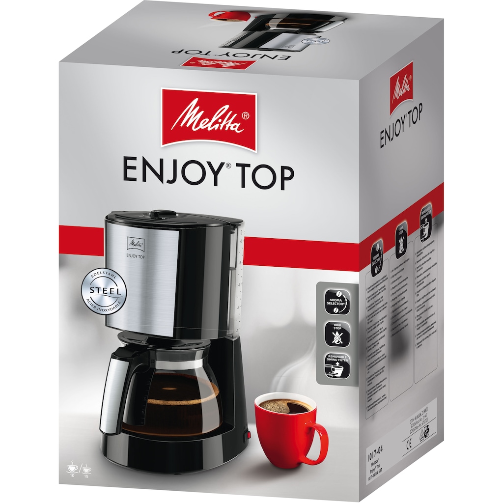 Melitta Filterkaffeemaschine »Enjoy Top 1017-04«, 1,25 l Kaffeekanne, Papierfilter, 1x4