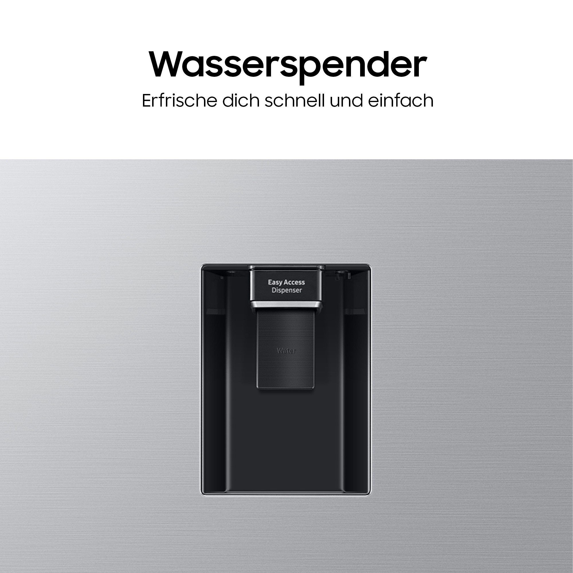 Samsung Side-by-Side RS4000 »RS57DG410EM9« 178 cm hoch 91,2 cm breit mit Wasserspender, No Frost+, AI Energy Mode, SpaceMax