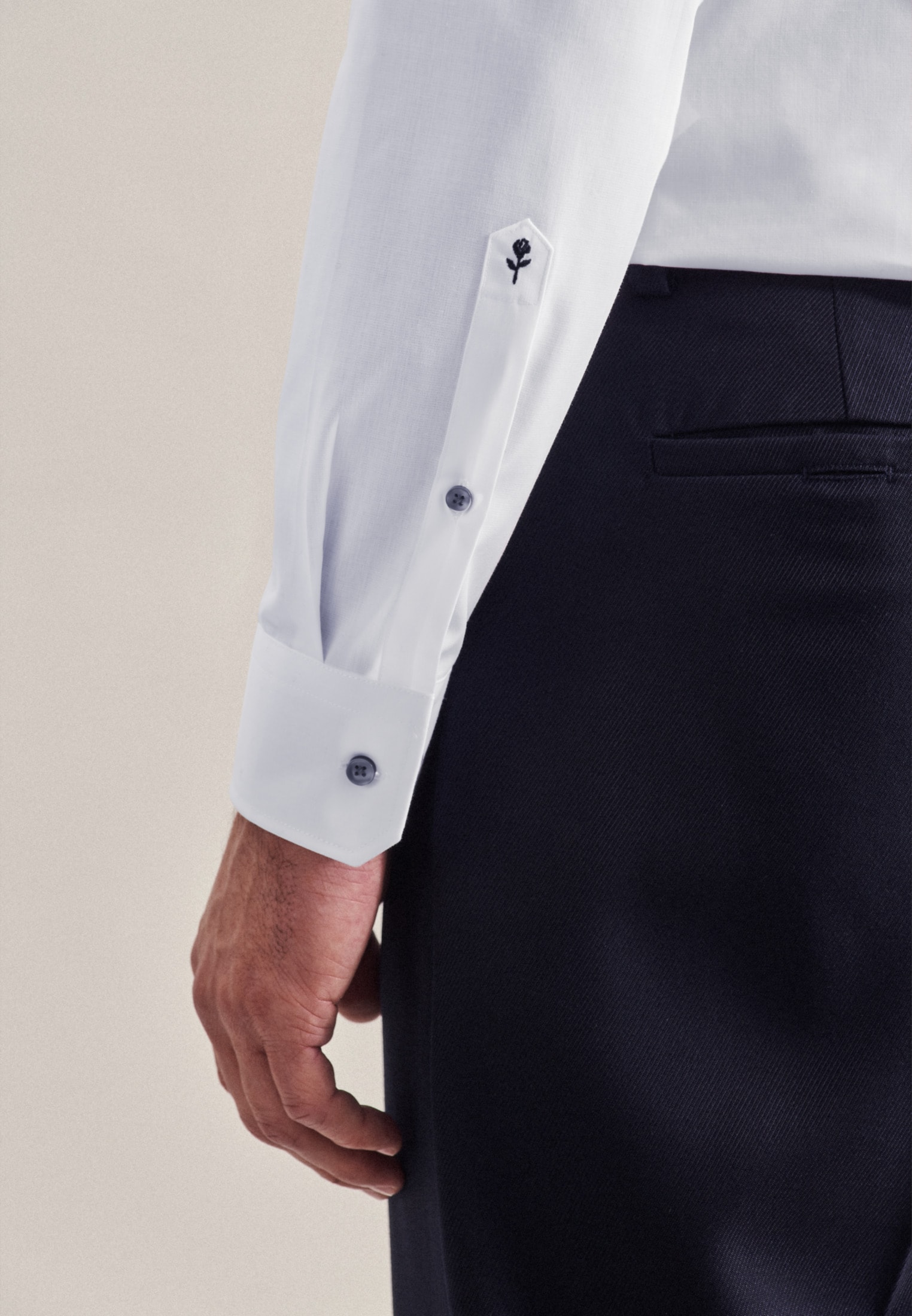 seidensticker Businesshemd »Slim«, Slim Langarm Kentkragen Uni