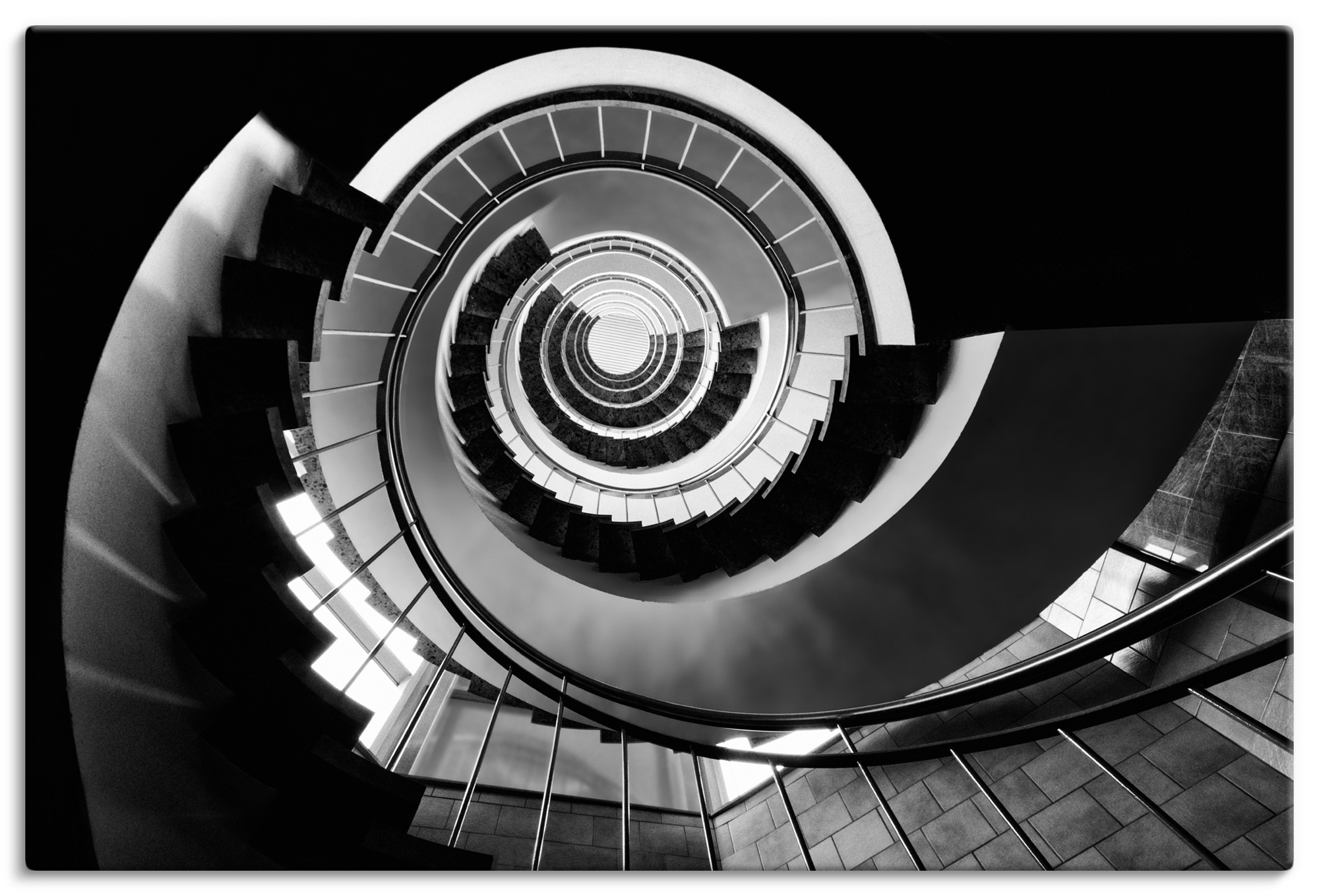 Artland Wandbild »Treppe 4«, Architektonische Elemente, (1 St.), in vielen Größen & Produktarten - Alubild / Outdoorbild für den Außenbereich, Leinwandbild, Poster, Wandaufkleber / Wandtattoo auch für Badezimmer geeignet