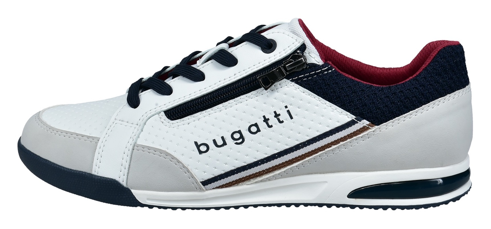 bugatti Sneaker  , Schnürschuh, Halbschuh, Freizeitschuh mit Kontrastbesätzen