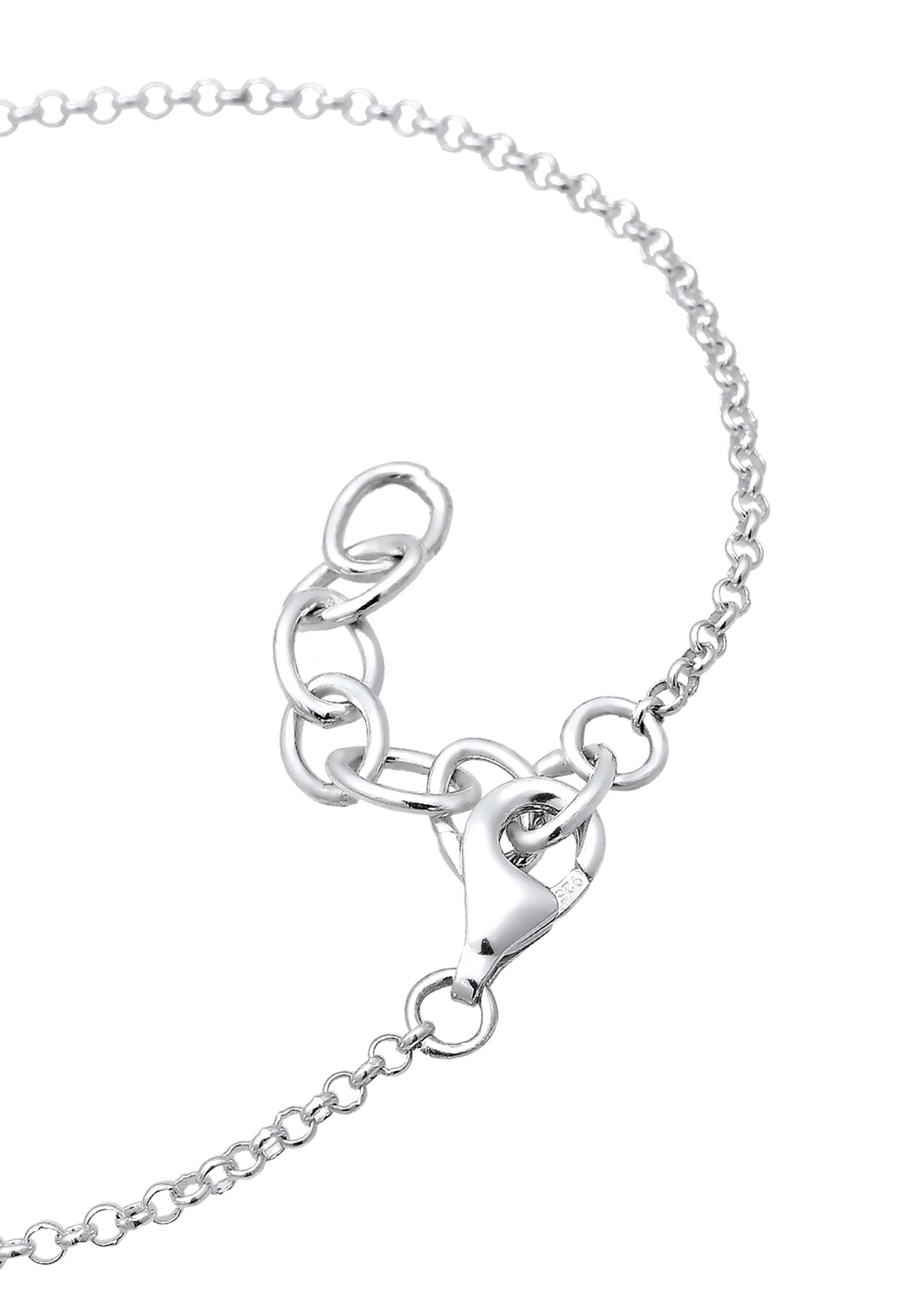 Elli Armkette »Armband Kreuz Glass Crystals Rose 925 Sterling Silber«