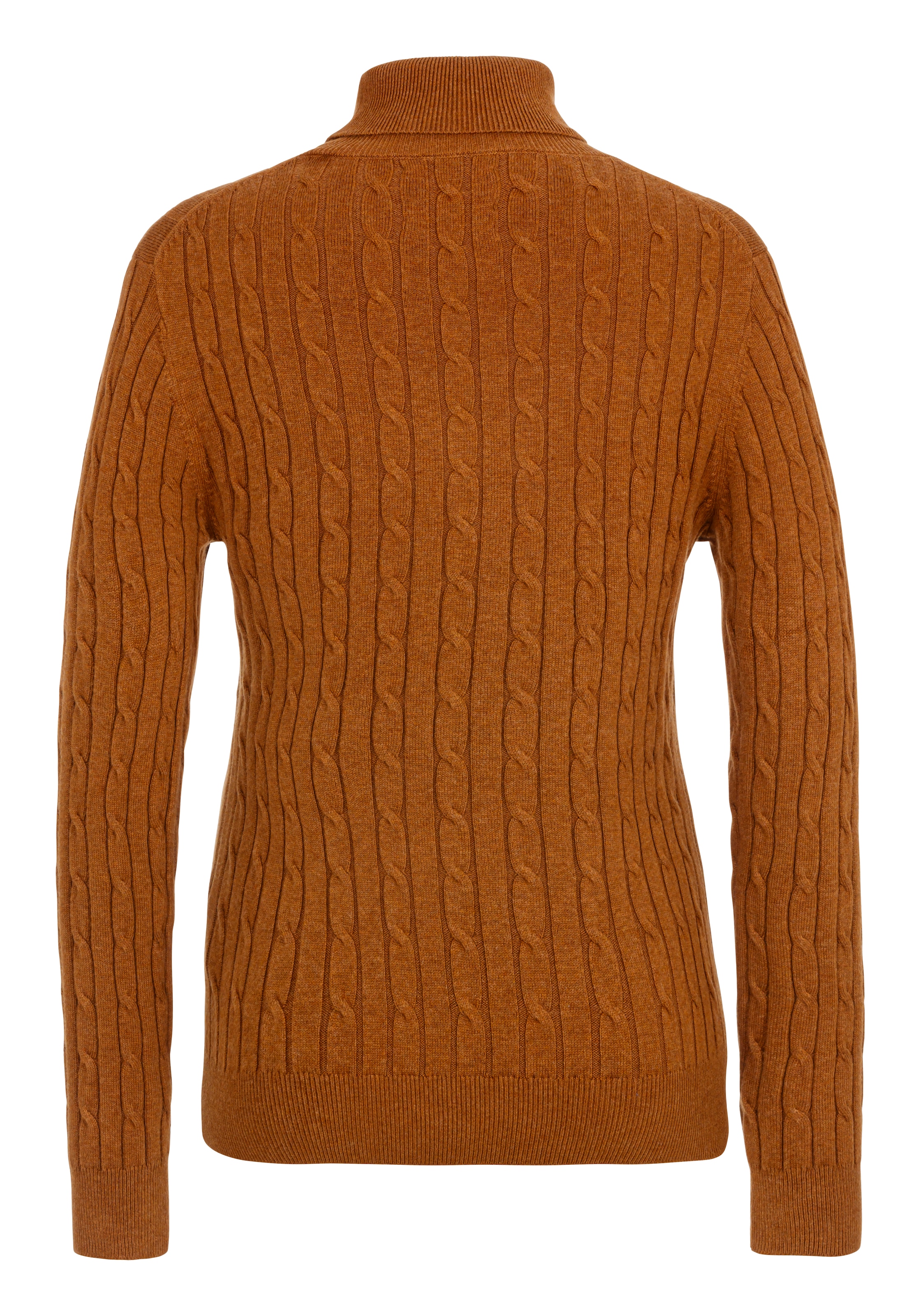 Gant Rollkragenpullover »STRETCH COTTON CABLE TURTLENECK«, mit Zopfmuster