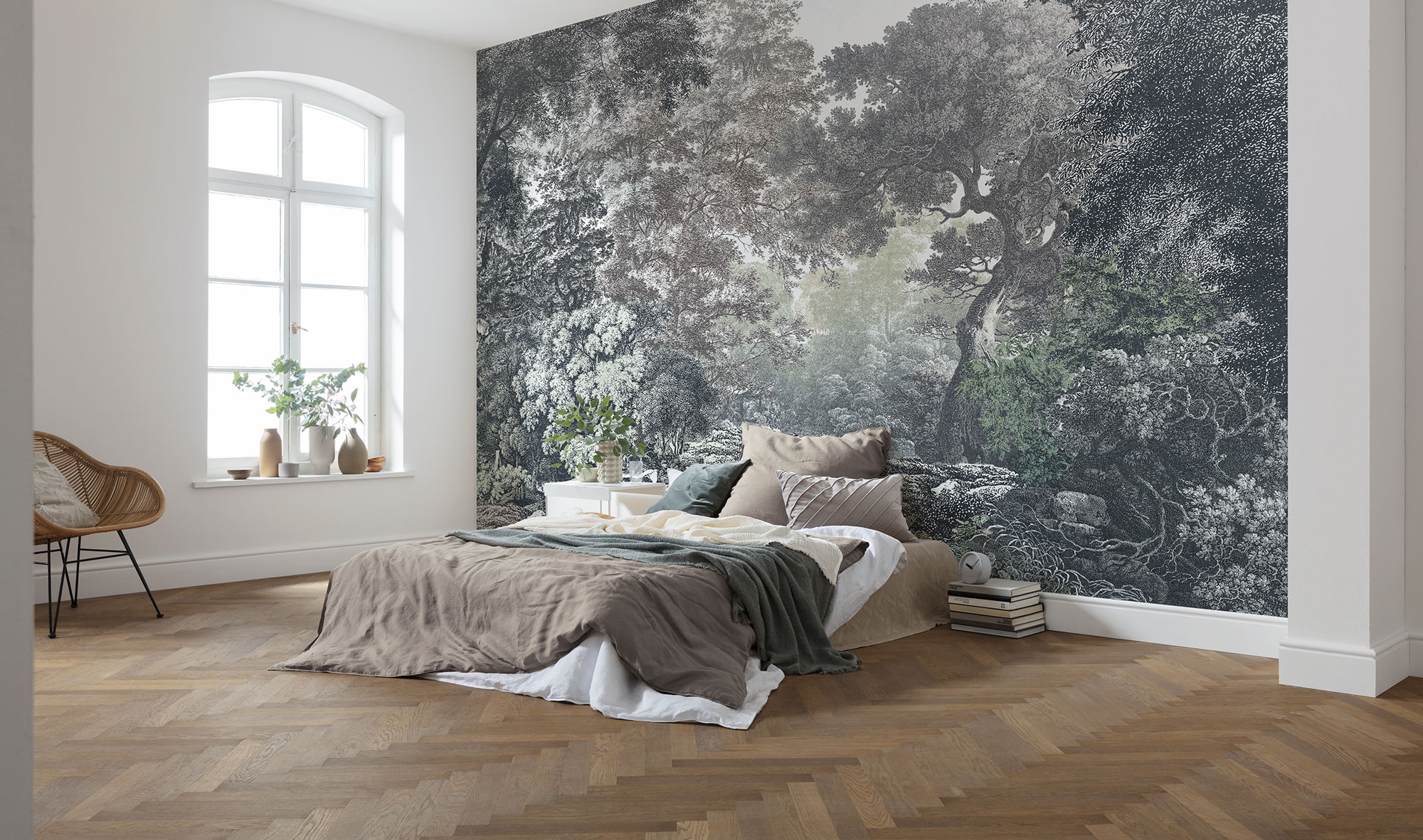 Komar Vliestapete »Fairytale Forest«, 400x280 cm (Breite x Höhe), Vliestapete, 100 cm Bahnbreite