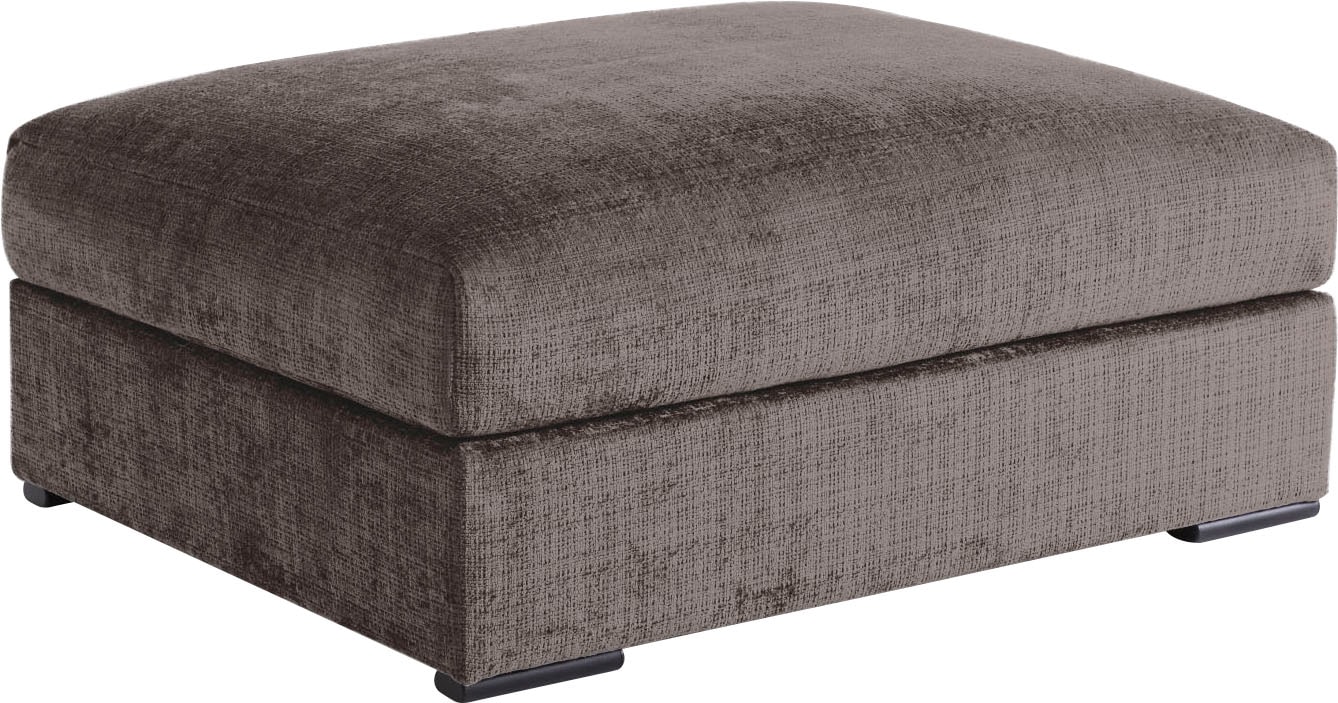 Home affaire »Casa XL, B: 101 cm« Mega-Hocker, in Cord oder Chenille-Struktur, Federkern