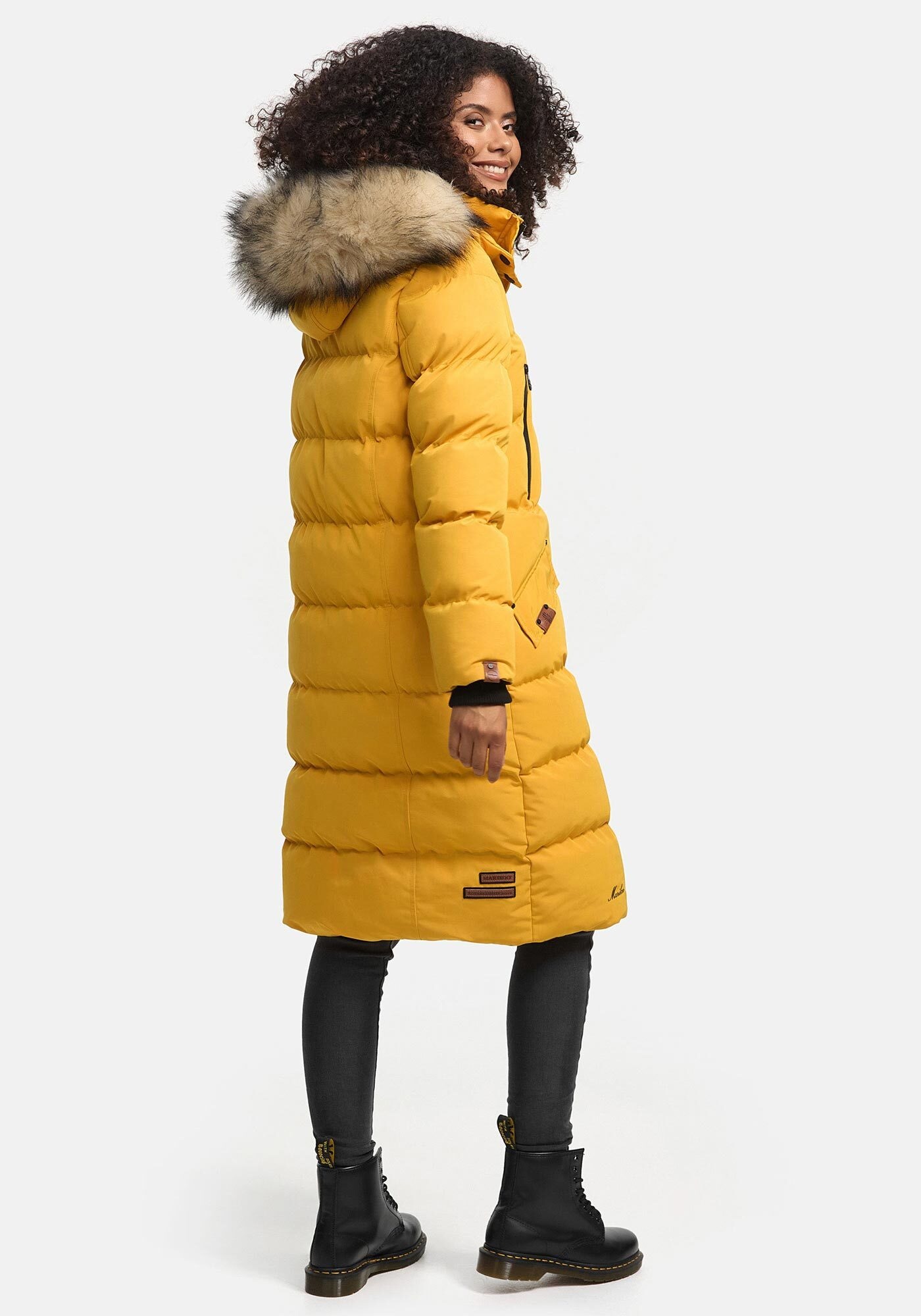 Marikoo Winterjacke »Marikoo Schneesternchen Damen Winter Steppjacke B890«