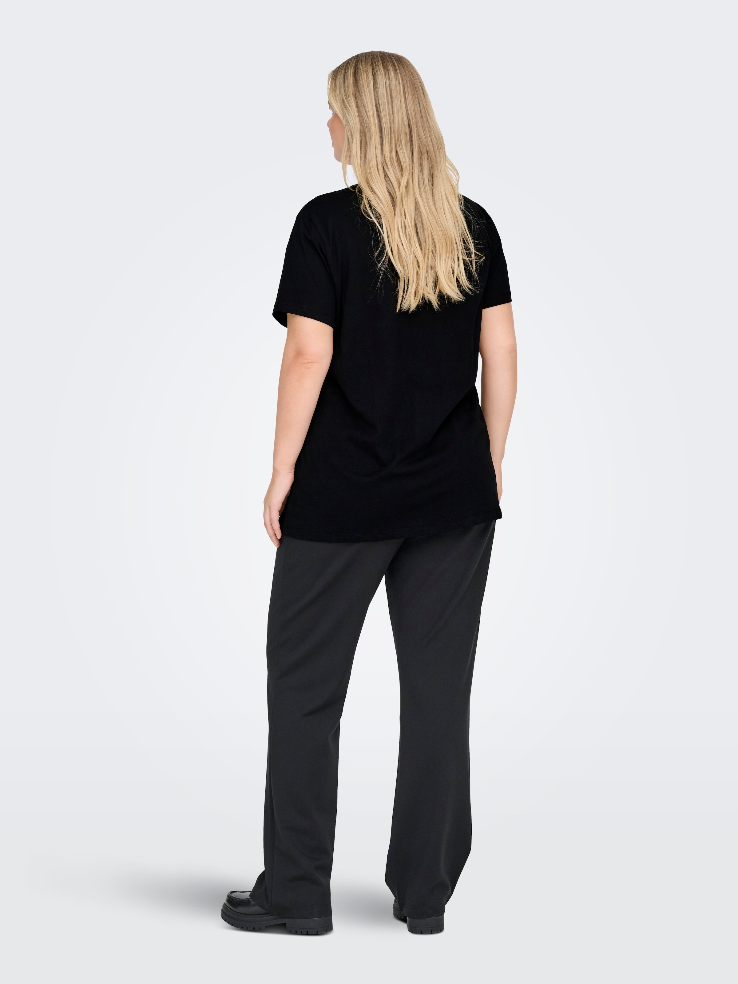 ONLY CARMAKOMA Kurzarmshirt »CARLYDIA LIFE SS V-NECK REG TEE JRS«