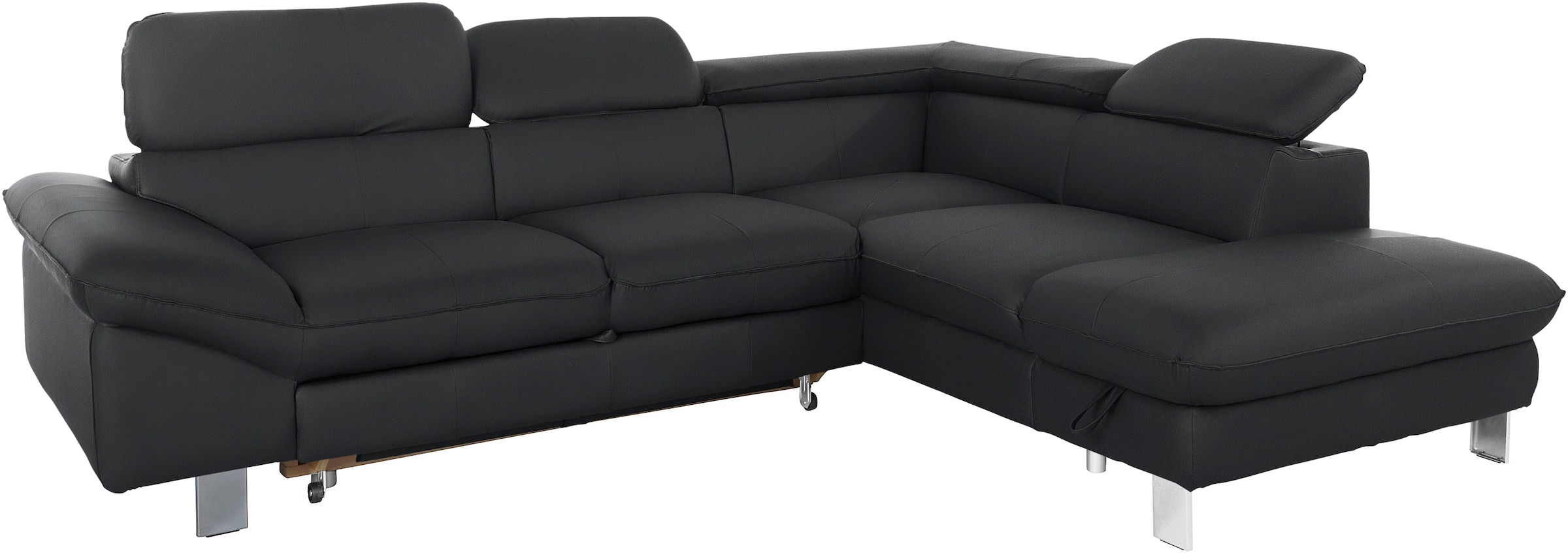 COTTA Ecksofa »Driver L-Form«, mit Kopfteilverstellung, wahlweise mit Bettfunktion & Bettkasten