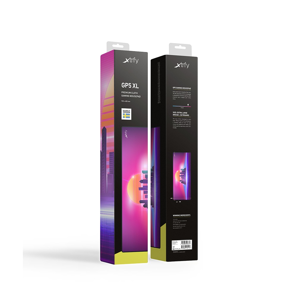 Cherry Xtrfy Gaming Mauspad »GP5 Retrowave XL«