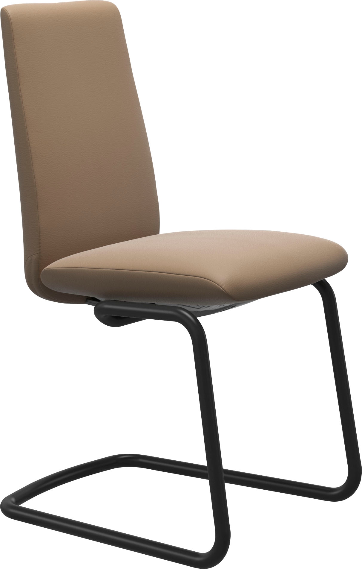 Stressless® Polsterstuhl »Laurel«, Leder PALOMA, Low Back, Größe M, mit Beinen aus Stahl in Schwarz matt