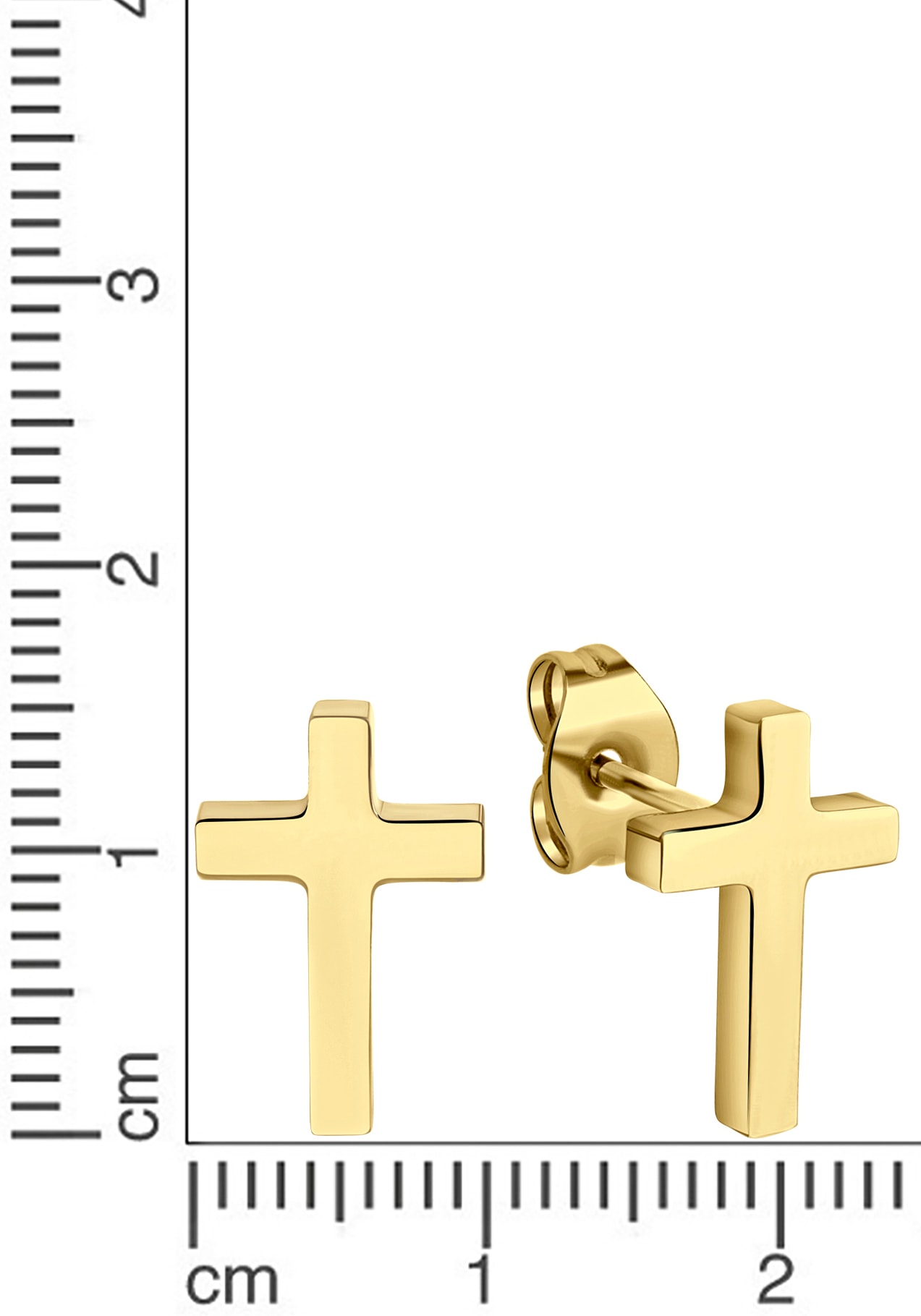Firetti Paar Ohrstecker »Schmuck Geschenk Ohrschmuck Kreuz«