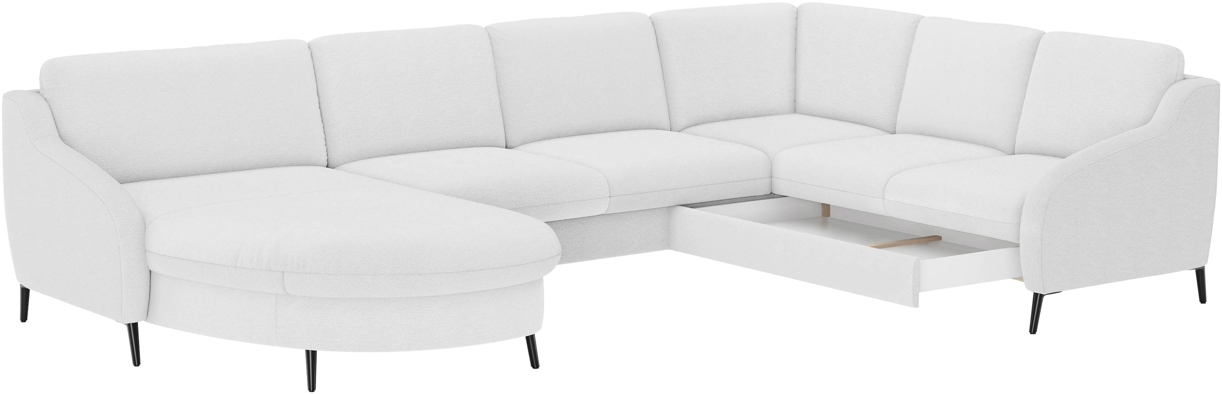 sit&more Wohnlandschaft »Soul U-Form«, wahlweise mit Bettfunktion und Schubkasten