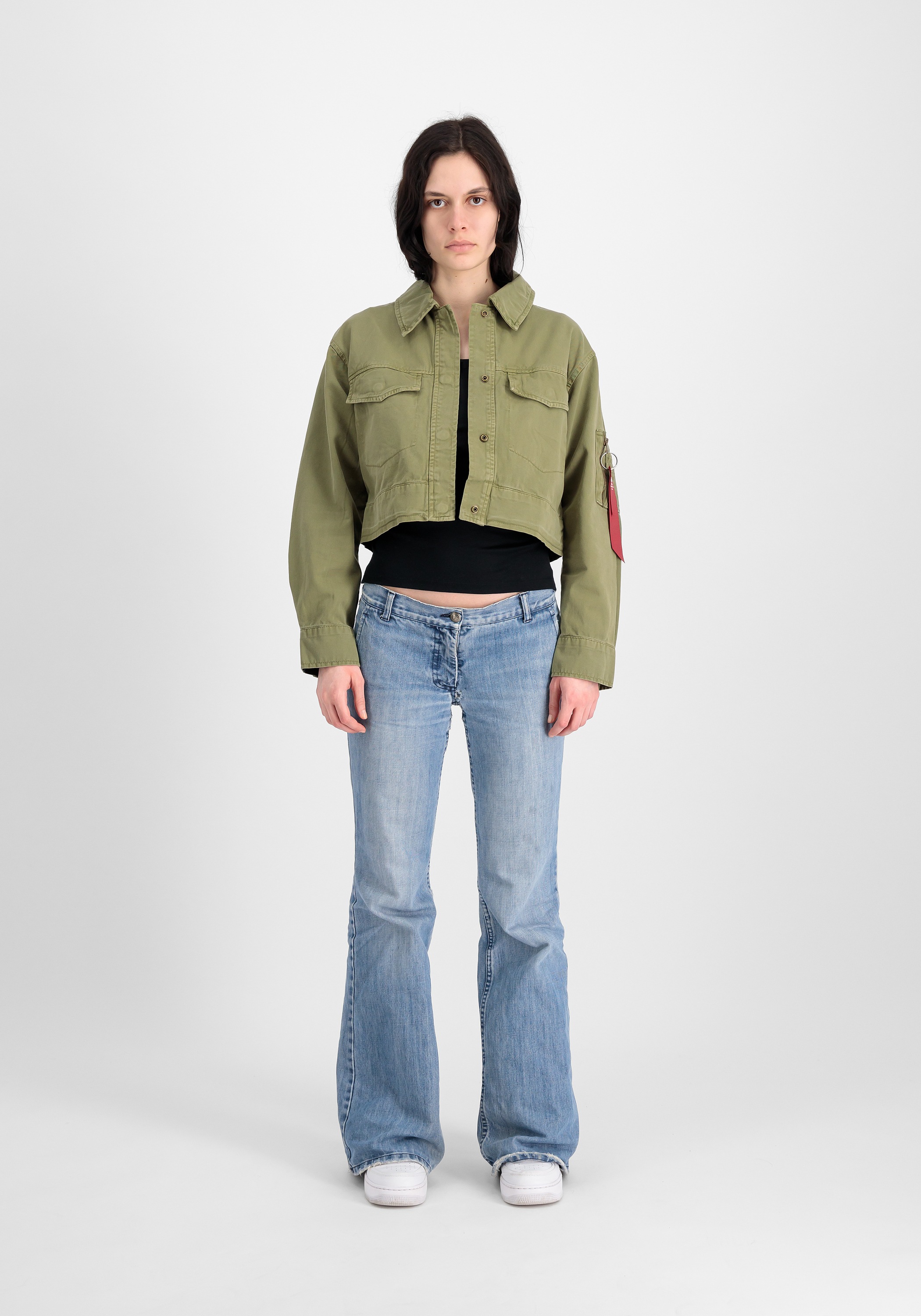 Alpha Industries Bomberjacke »Alpha Industries Women - Bomber Jackets Deck Jacket Cropped Wmn«