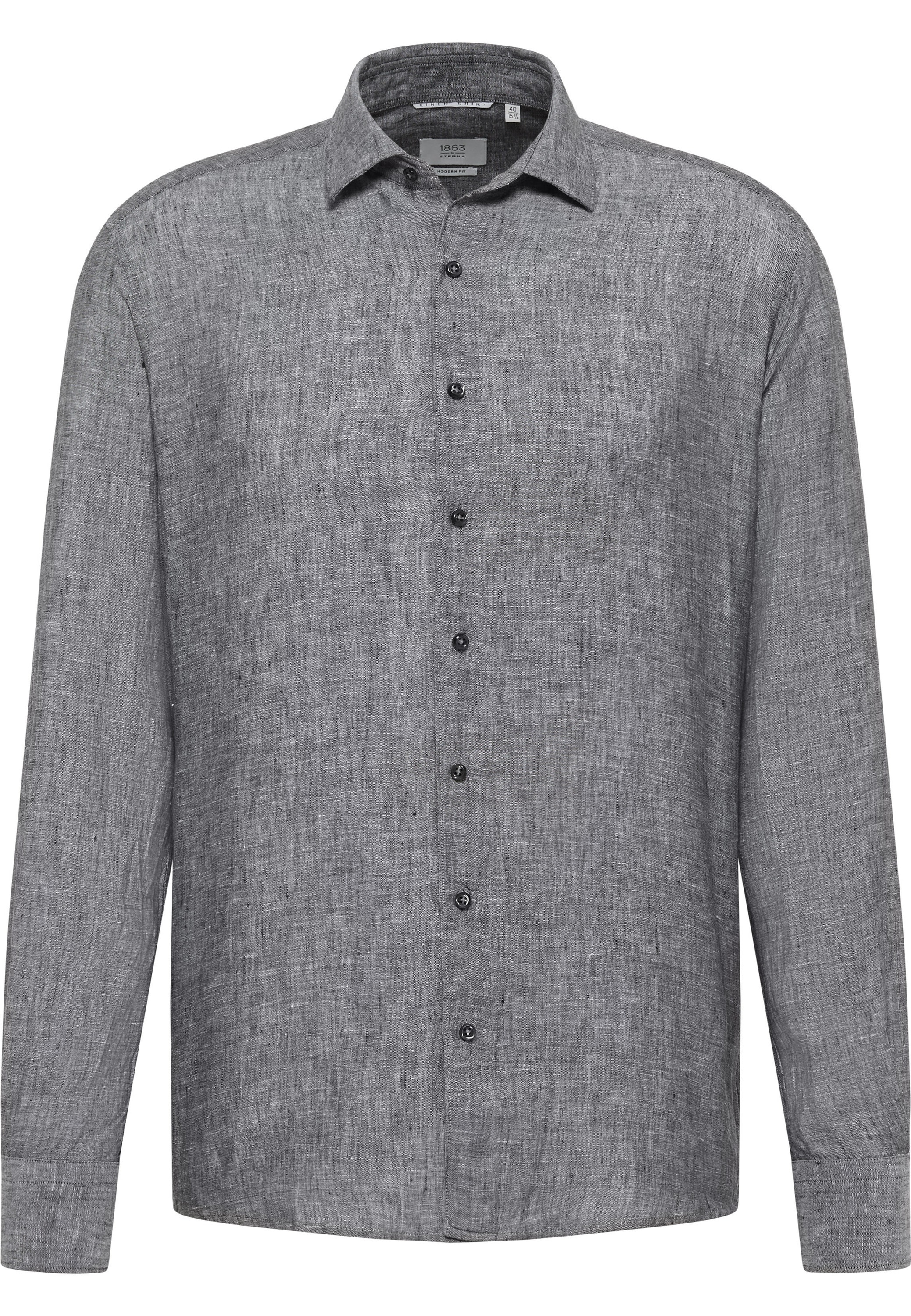 Eterna Langarmhemd »MODERN FIT«, EASY IRON (bügelleicht)