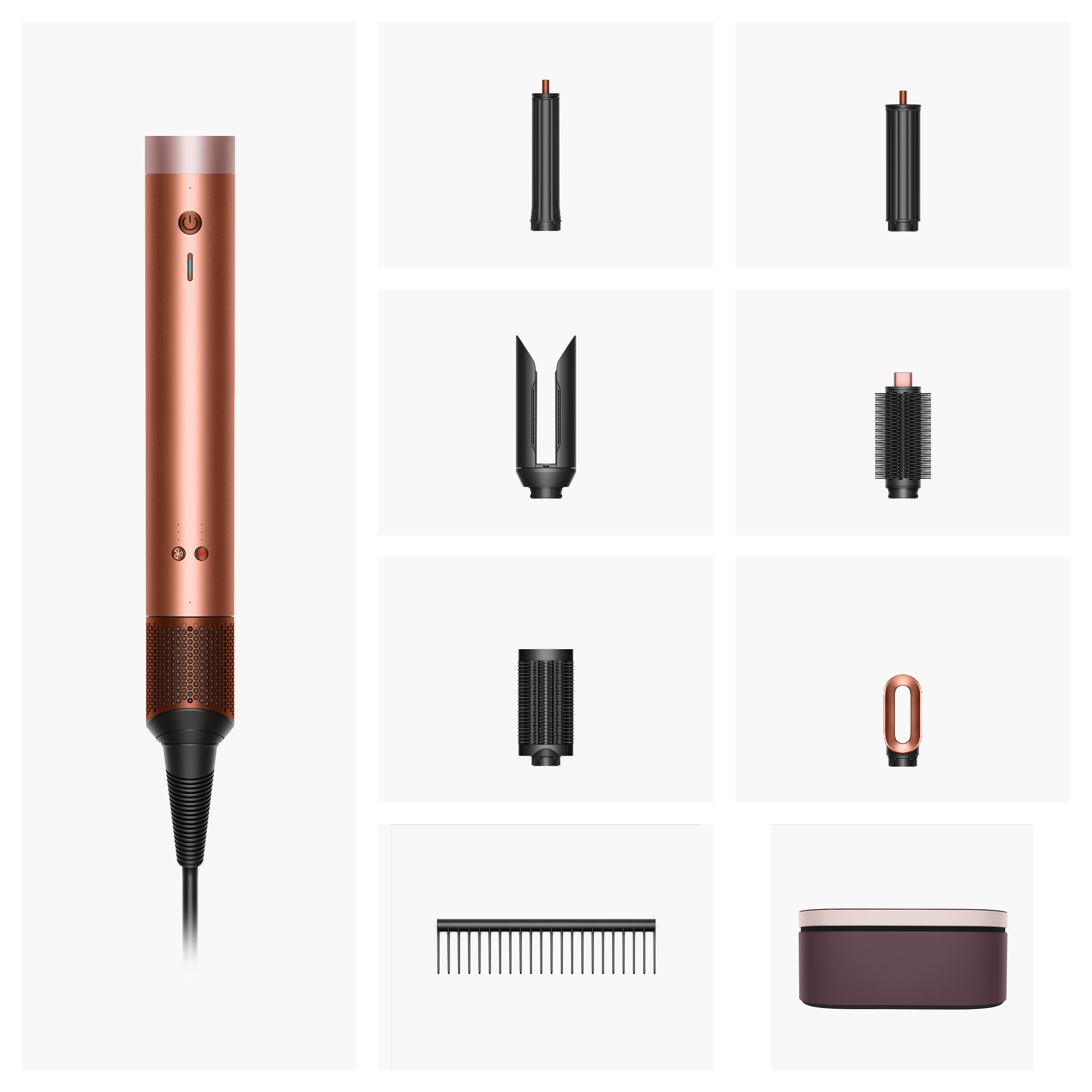 DYSON Multihaarstyler »Airwrap Co-anda2x™ Multi-Haarstyler & –trockner Straight + Wavy« 6 Aufsätze