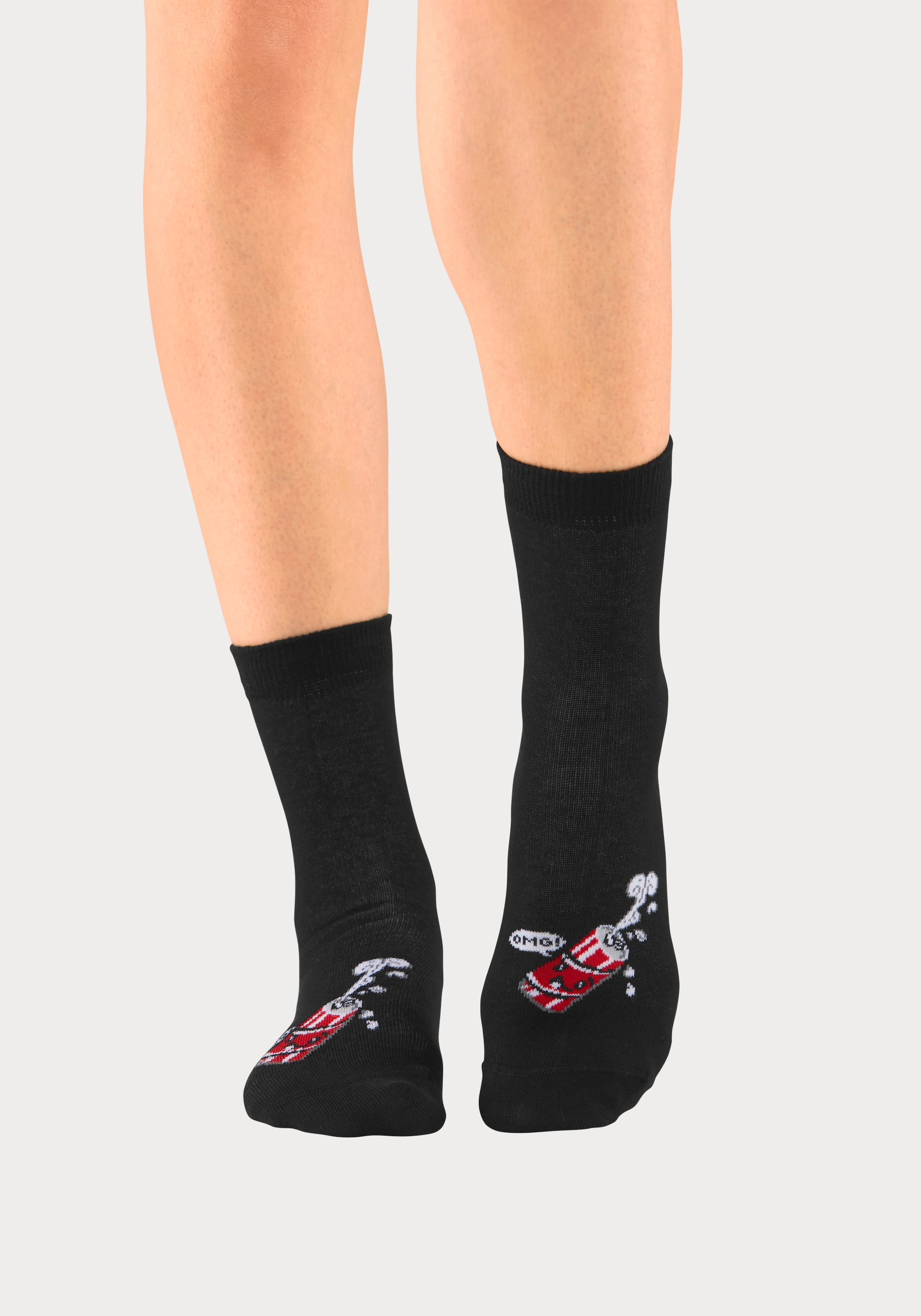 H.I.S Socken, (7 Paar), mit eingestrickten Motiven bestellen bei OTTO | Lange Socken