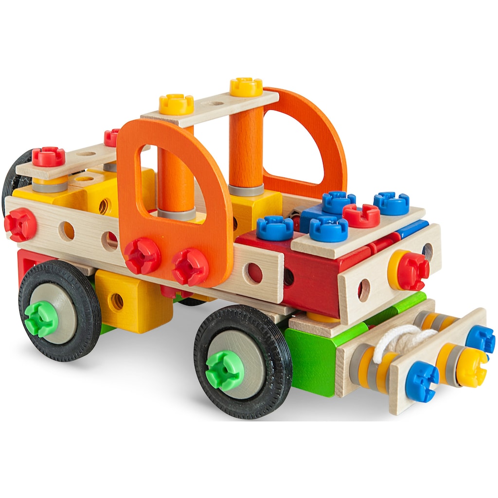 Eichhorn Konstruktionsspielsteine »Constructor Kranwagen«, (170 St.)