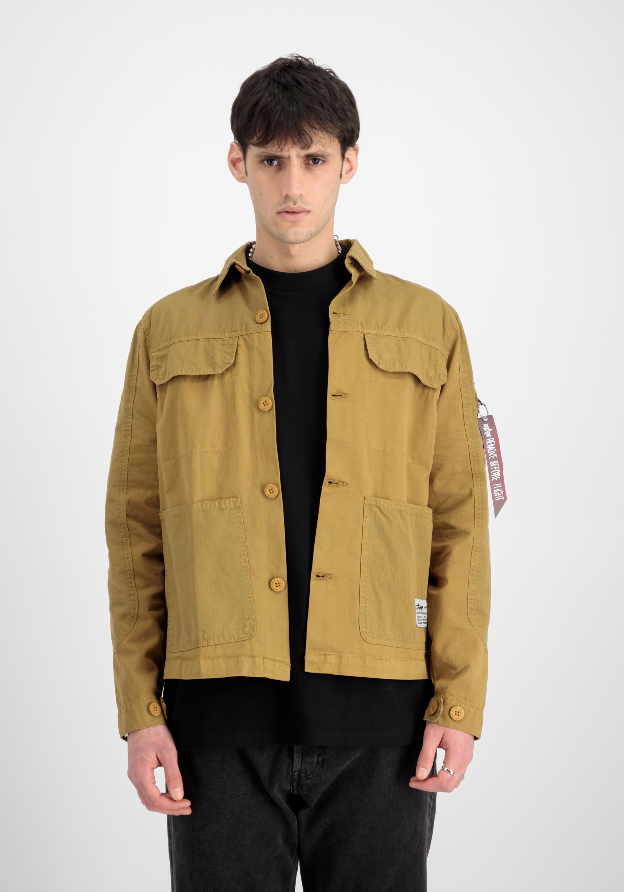 Alpha Industries Hemdjacke »Alpha Industries Men - Overshirts Color Block Overshirt«