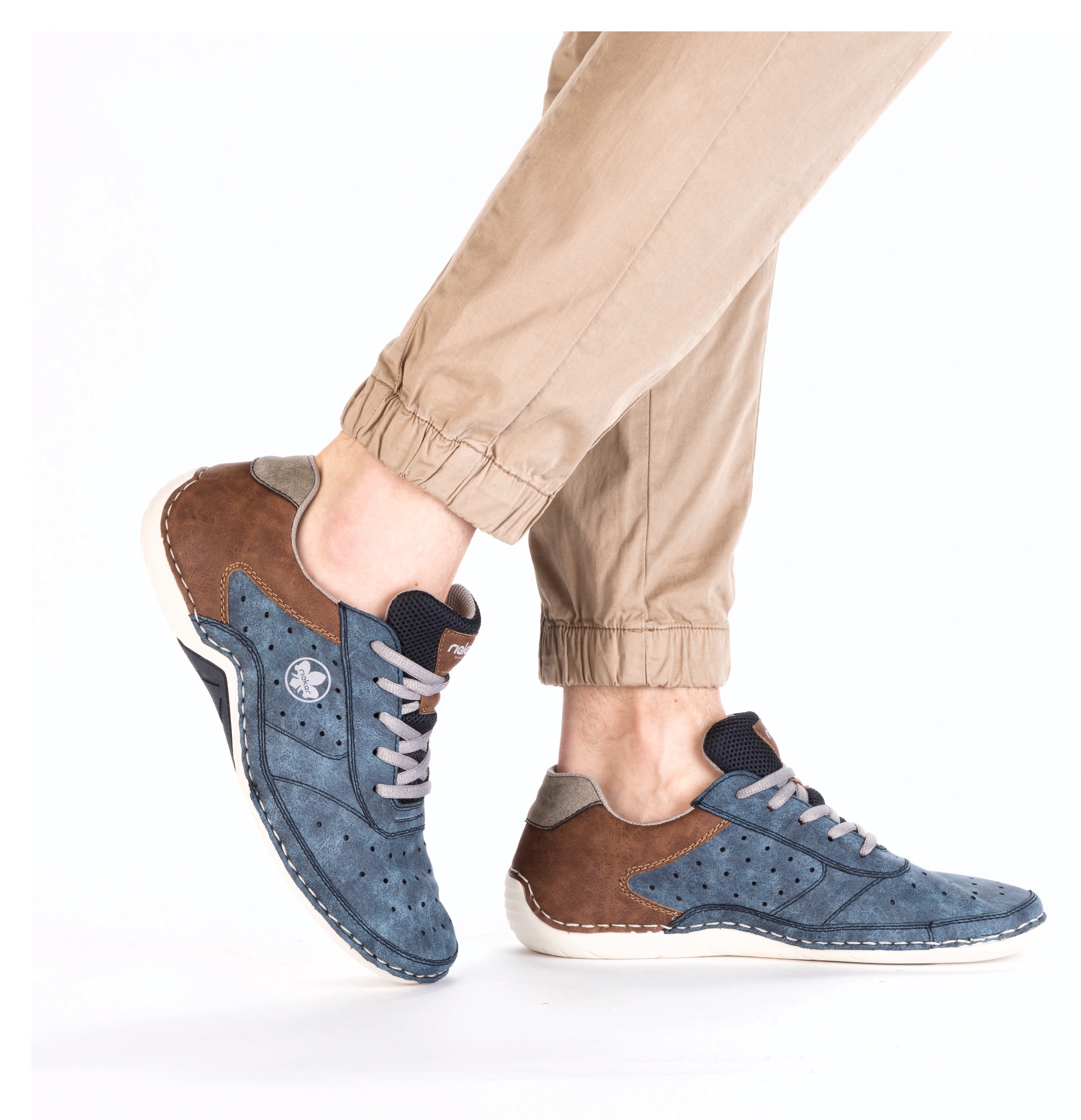 Rieker Sneaker, Schnürschuh, Halbschuh, Freizeitschuh mit MemoSoft-Innensohle