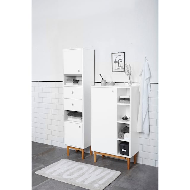 TOM TAILOR HOME Midischrank »COLOR BATH«, mit 1 Tür, mit Füßen in Eiche  geölt, Breite 65 cm kaufen bei OTTO