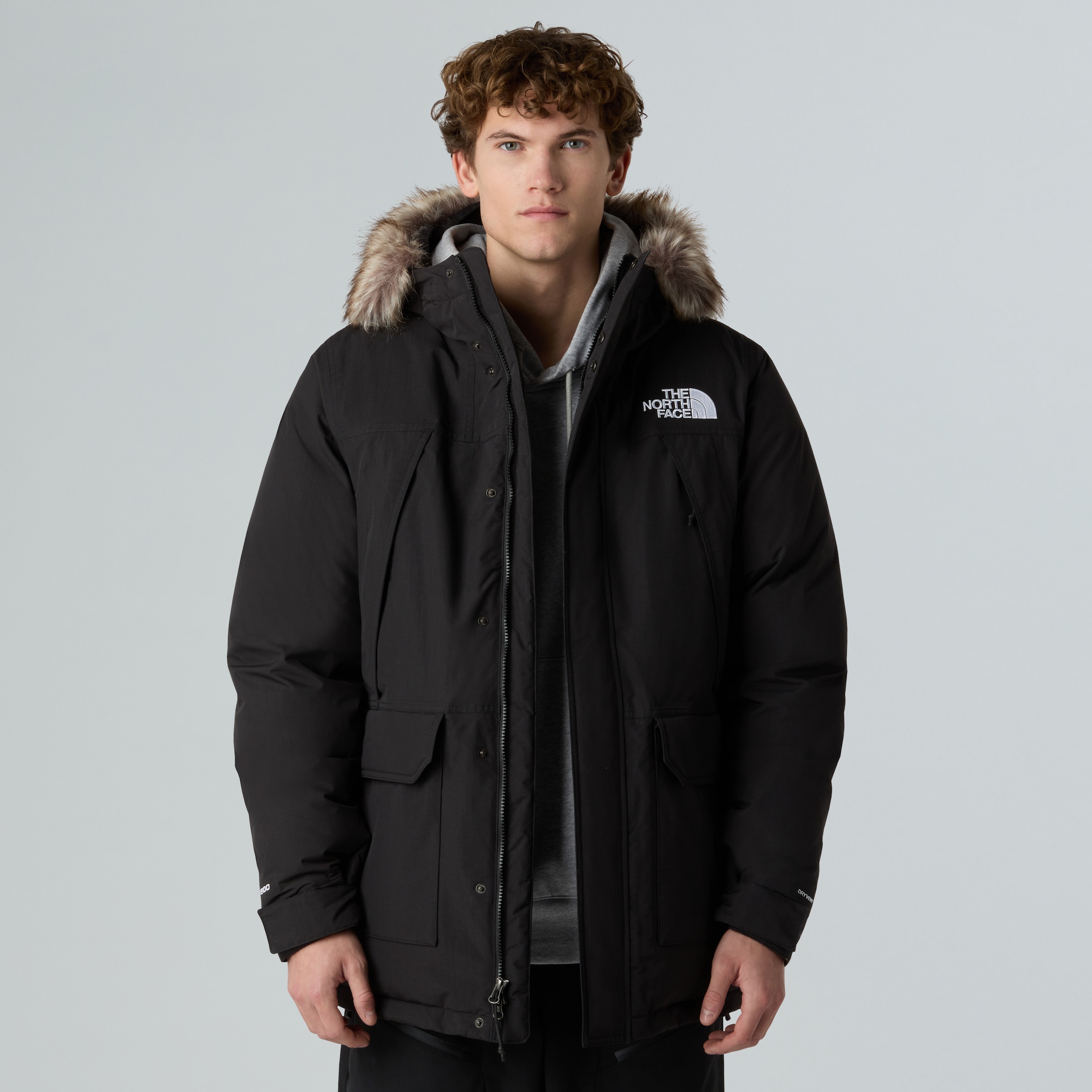 The North Face Funktionsparka »M MCMURDO PARKA« mit Kapuze für kaltes Wetter, wasser- und winddicht, mit Daunenwattierung
