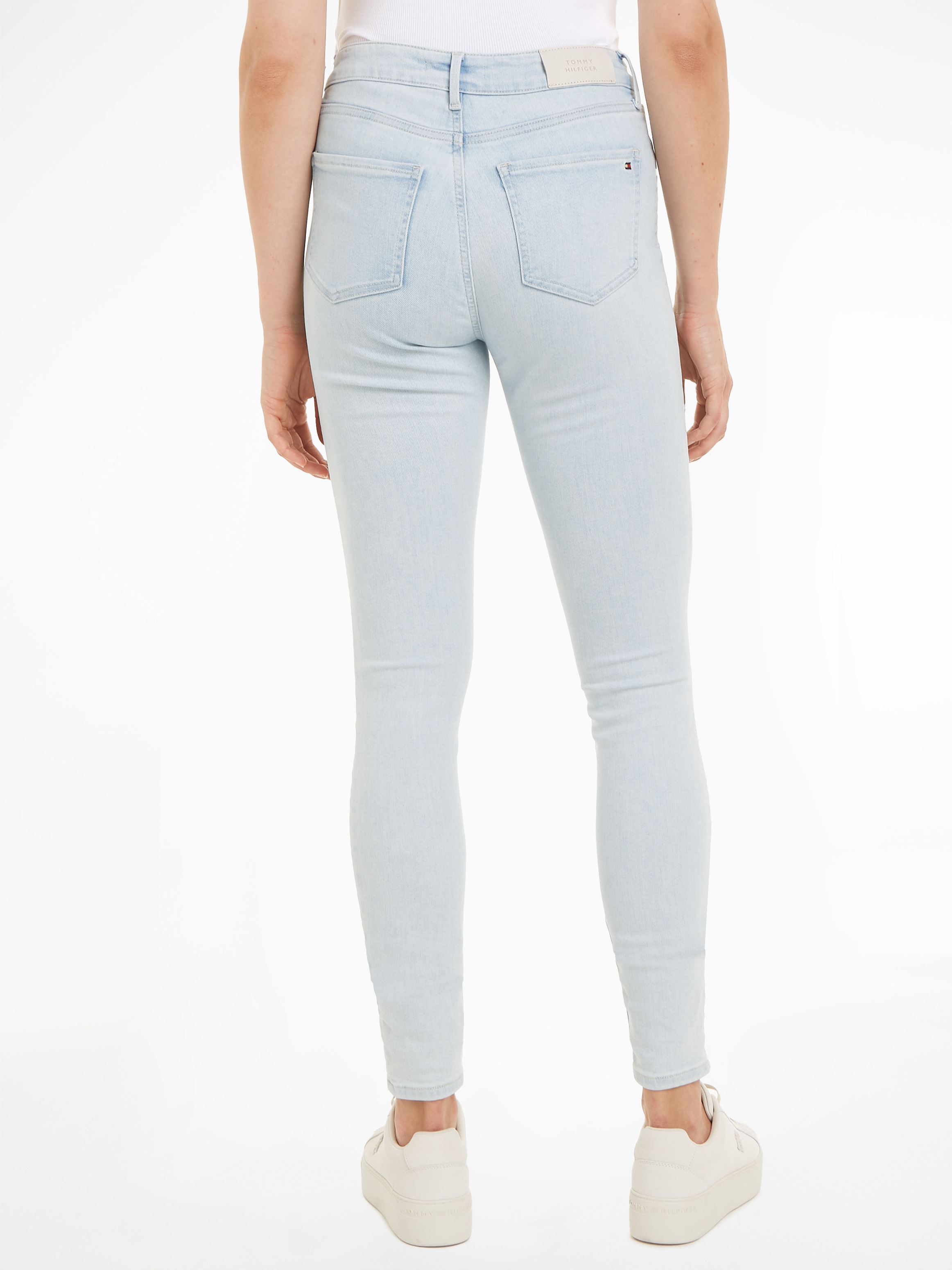 Tommy Hilfiger Skinny-fit-Jeans »TH FLEX HARLEM U SKINNY HW KAI«, in blauer Waschung