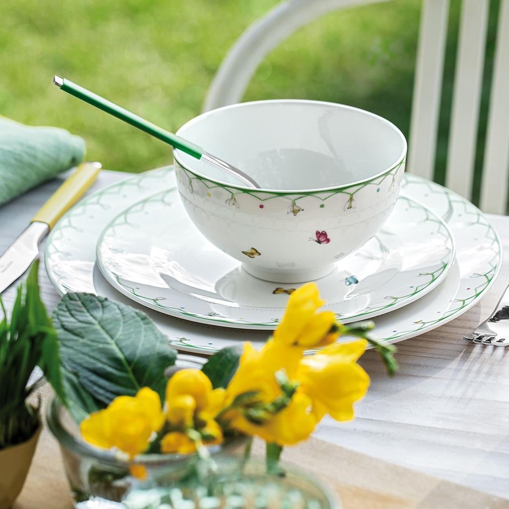 Villeroy & Boch Geschirr-Set »Breakfast for Two 8-teilig Colourful Spring 8er Set bunt« Spülmaschinengeeignet, Mikrowellengeeignet