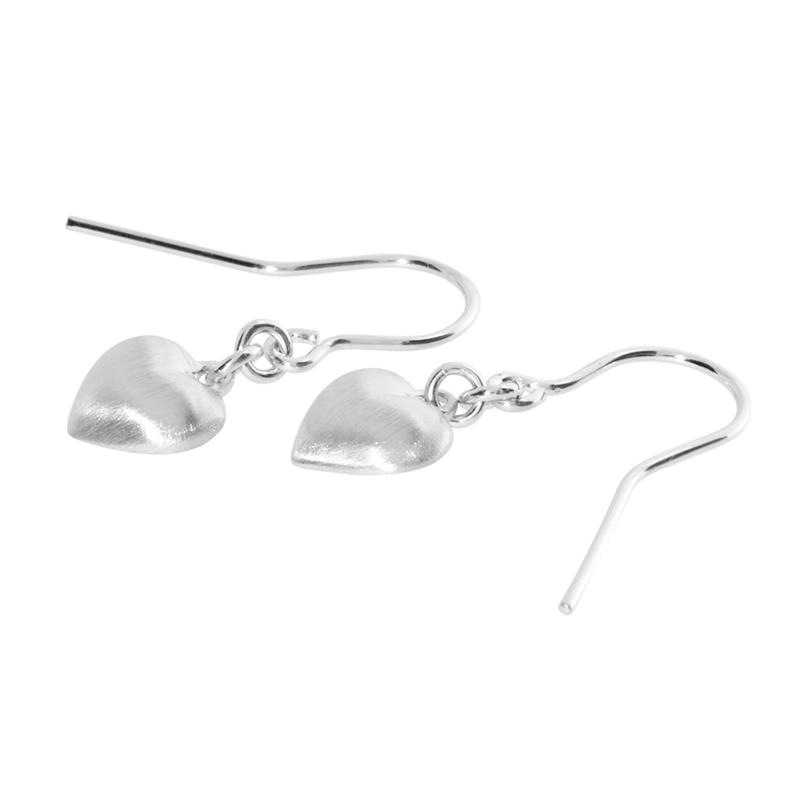 OSTSEE-SCHMUCK Paar Ohrhänger »- Herz 9 mm - Silber 925/000 -,«