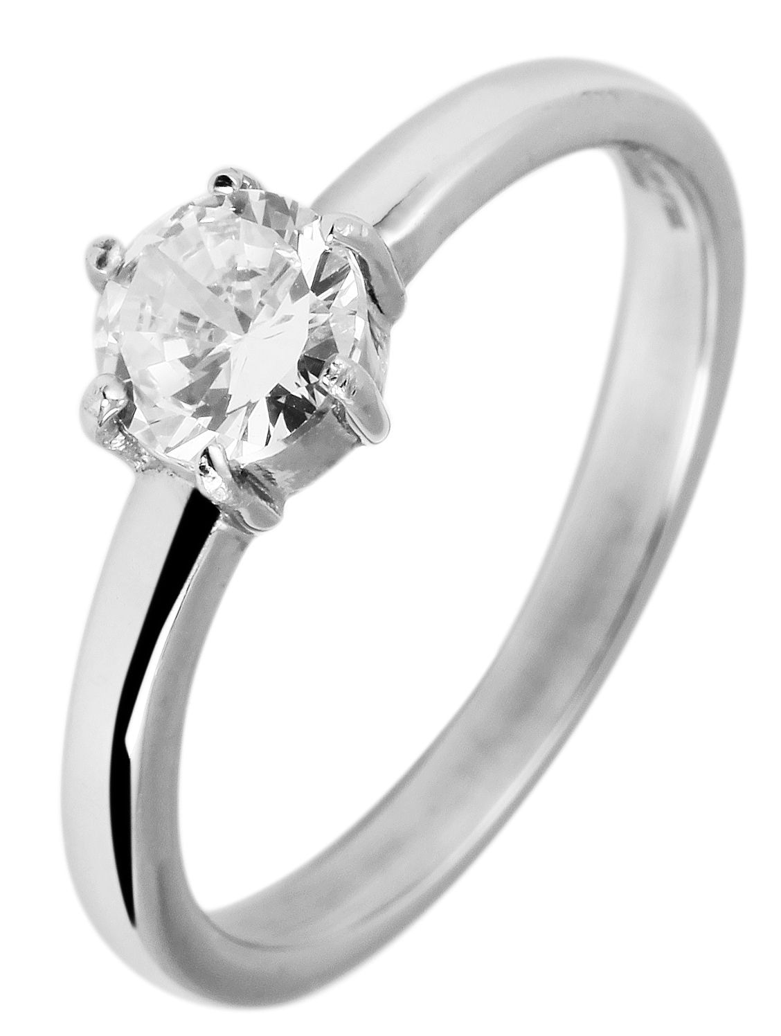 Adelia´s Fingerring »Damen Ring aus Edelstahl mit Zirkonia«
