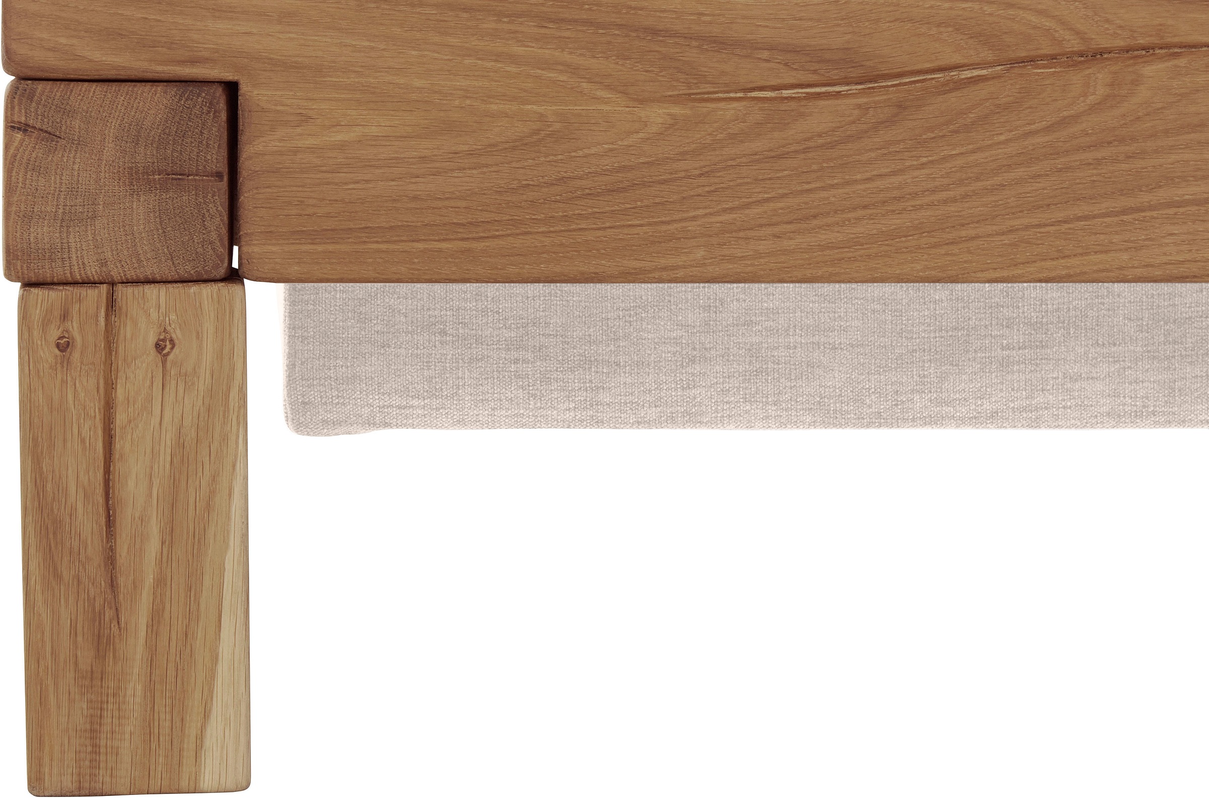 Home affaire Boxspringbett »Villads« Liegefläche: 160/200 cm aus Balkeneiche, Inside-Boxspring-Unterbau