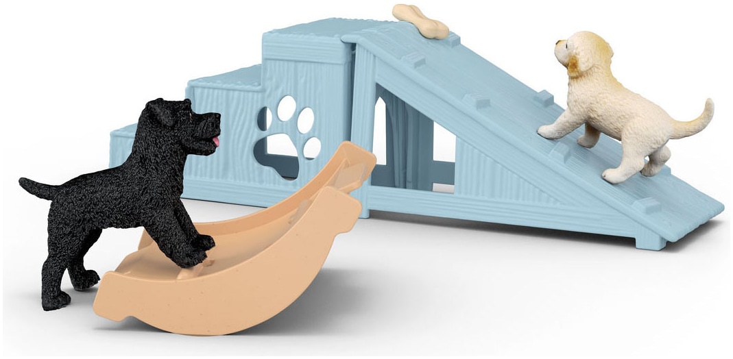 Schleich® Spielwelt »FARM WORLD, Abenteuerzeit für Welpen (42763)«