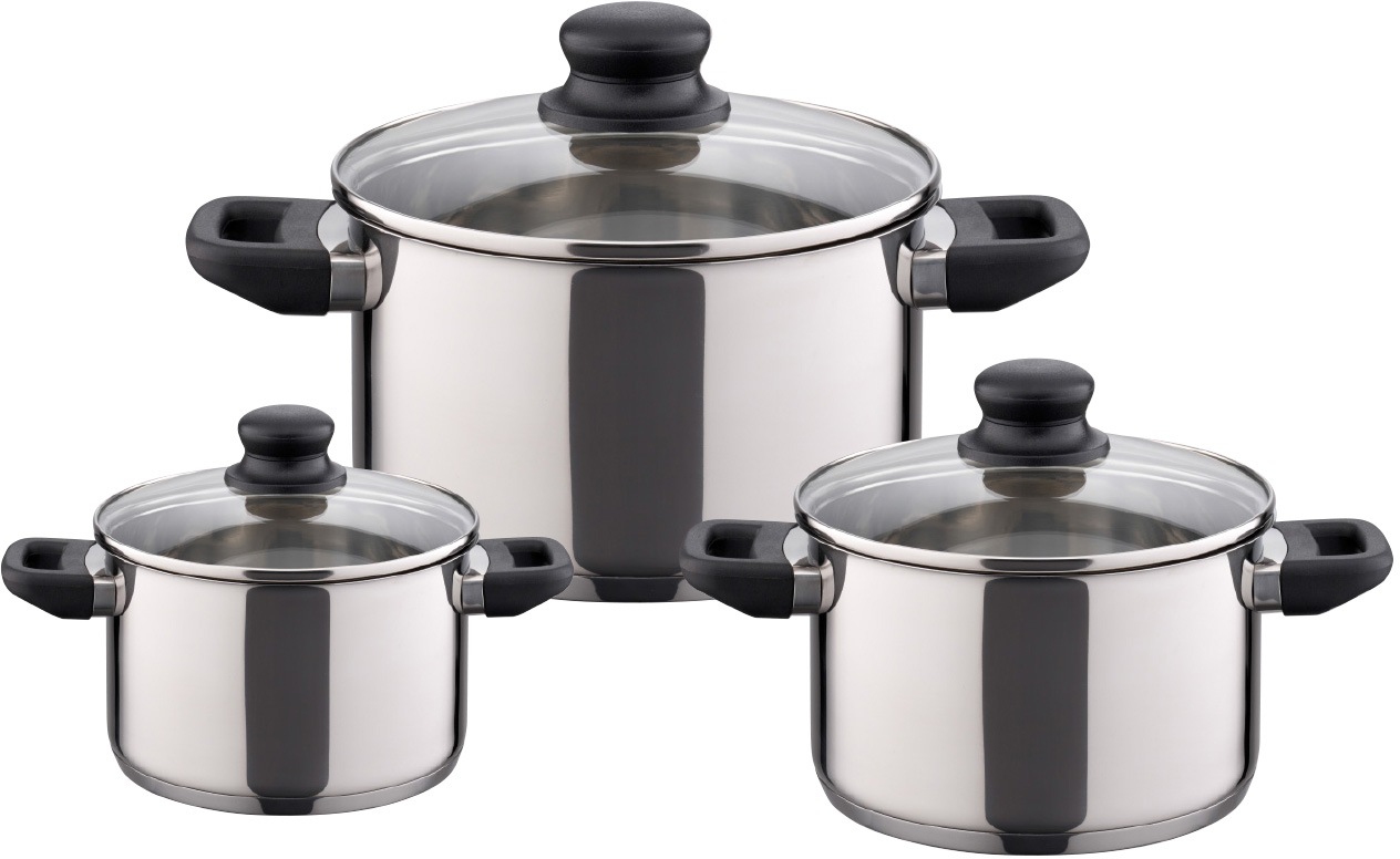 Elo - Meine Küche Topf-Set »Juwel de Luxe«, Edelstahl, (Set, 6 tlg.), Induktion