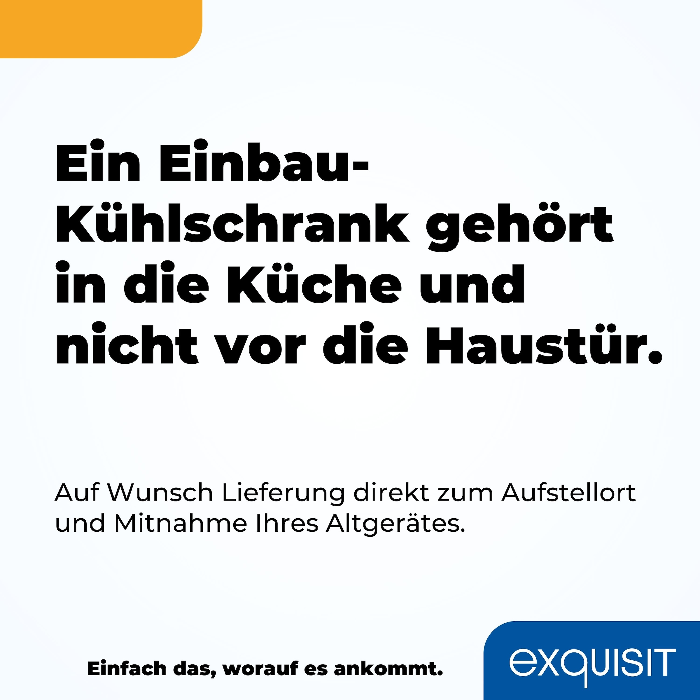 exquisit Einbaukühlschrank »EKS131-4-E-040E«