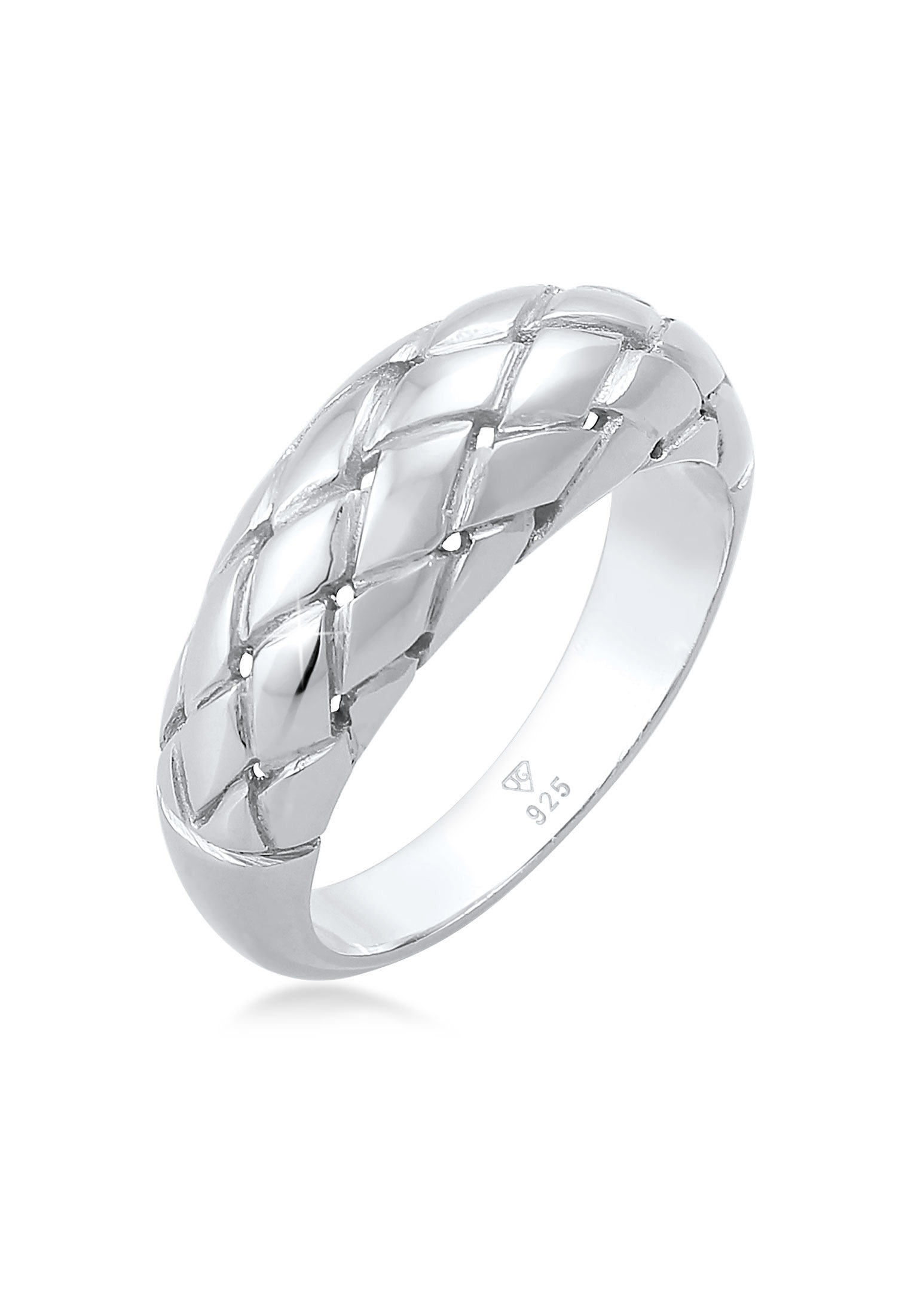 Elli Fingerring »Ring Raute Raffiniert Casual Look 925 Silber«