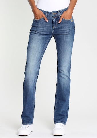 GANG Bootcut-Jeans »ELISA«, mit 2-Knopf Verschluss und umgeklappter Coinpocket kaufen