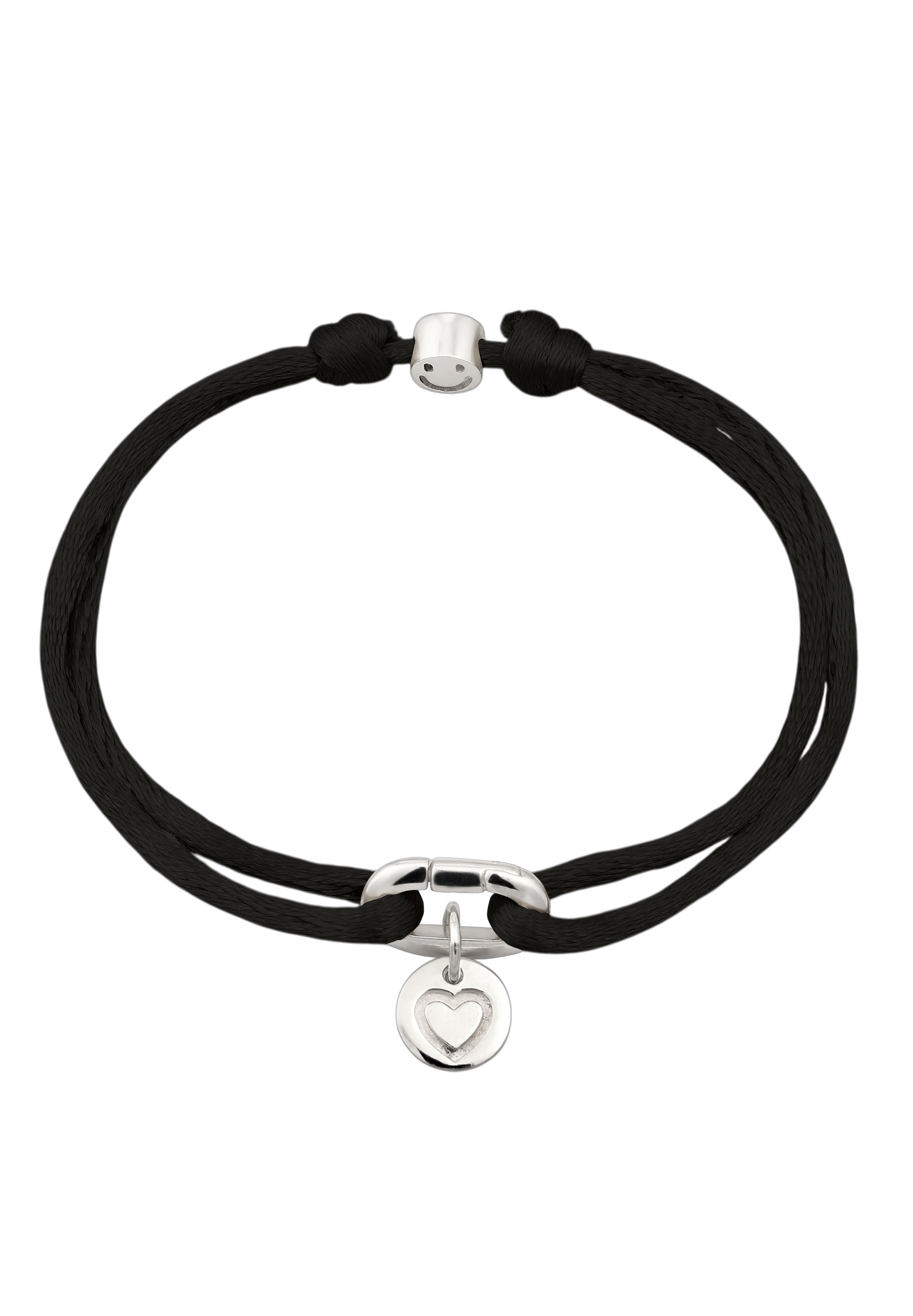 Elli Armkette »Armband Satin Smiling Face 925 Sterling Silber«