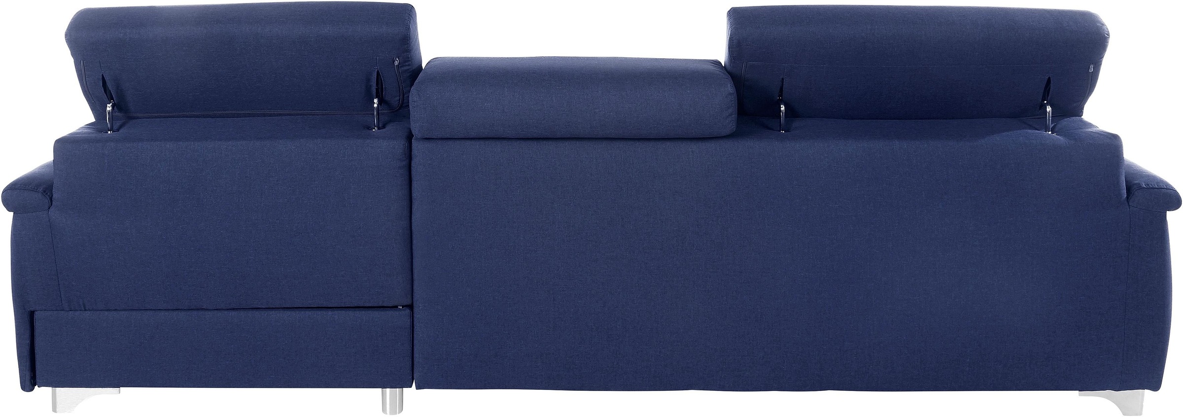 DOMO collection Ecksofa »Mira, inklusive Kopfteilverstellung für mehr Wohlfühlkomfort, L-Form«, wahlweise mit Bettfunktion und Bettkasten, elegant und modern