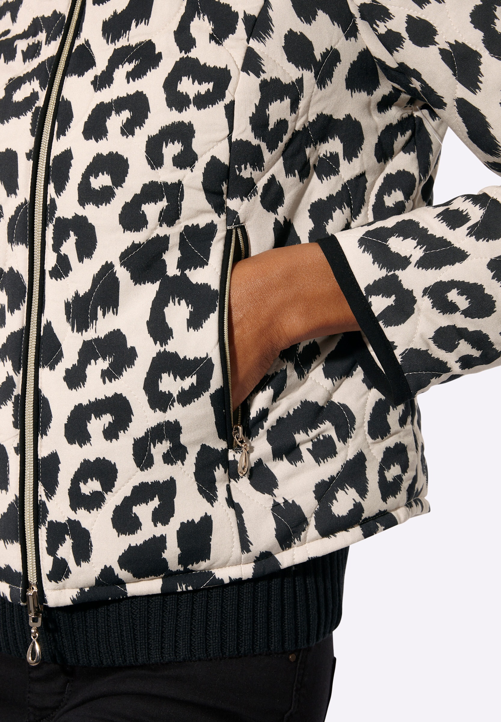 creation L Allwetterjacke »Wendejacke Wendejacke in modischer Blouson-Form« ohne Kapuze