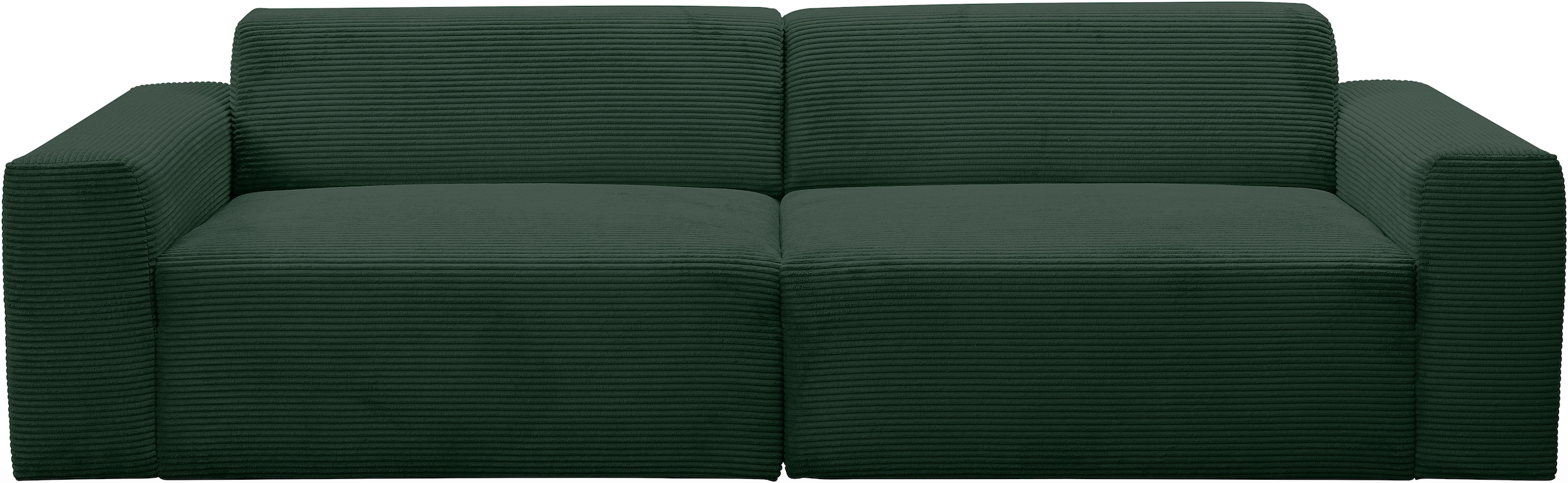 WERK2 Sofa »Zeus 3-Sitzer, B/T: 256/105 cm, Big-Sofa, modern & bequem« Curvy Trend 3-Sitzer mit urbaner Optik
