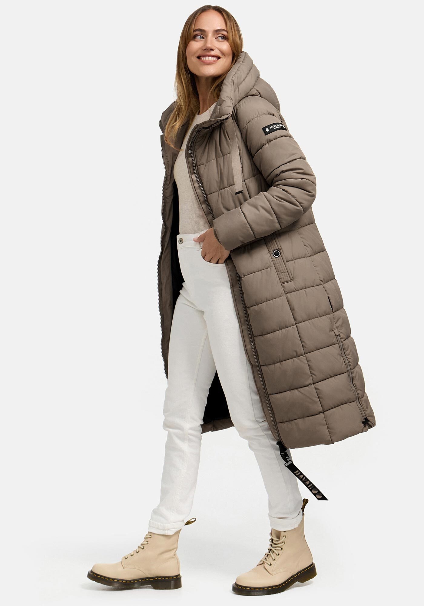 Navahoo Winterjacke »Navahoo Mondmaedchen Damen Winter Steppmantel N036«