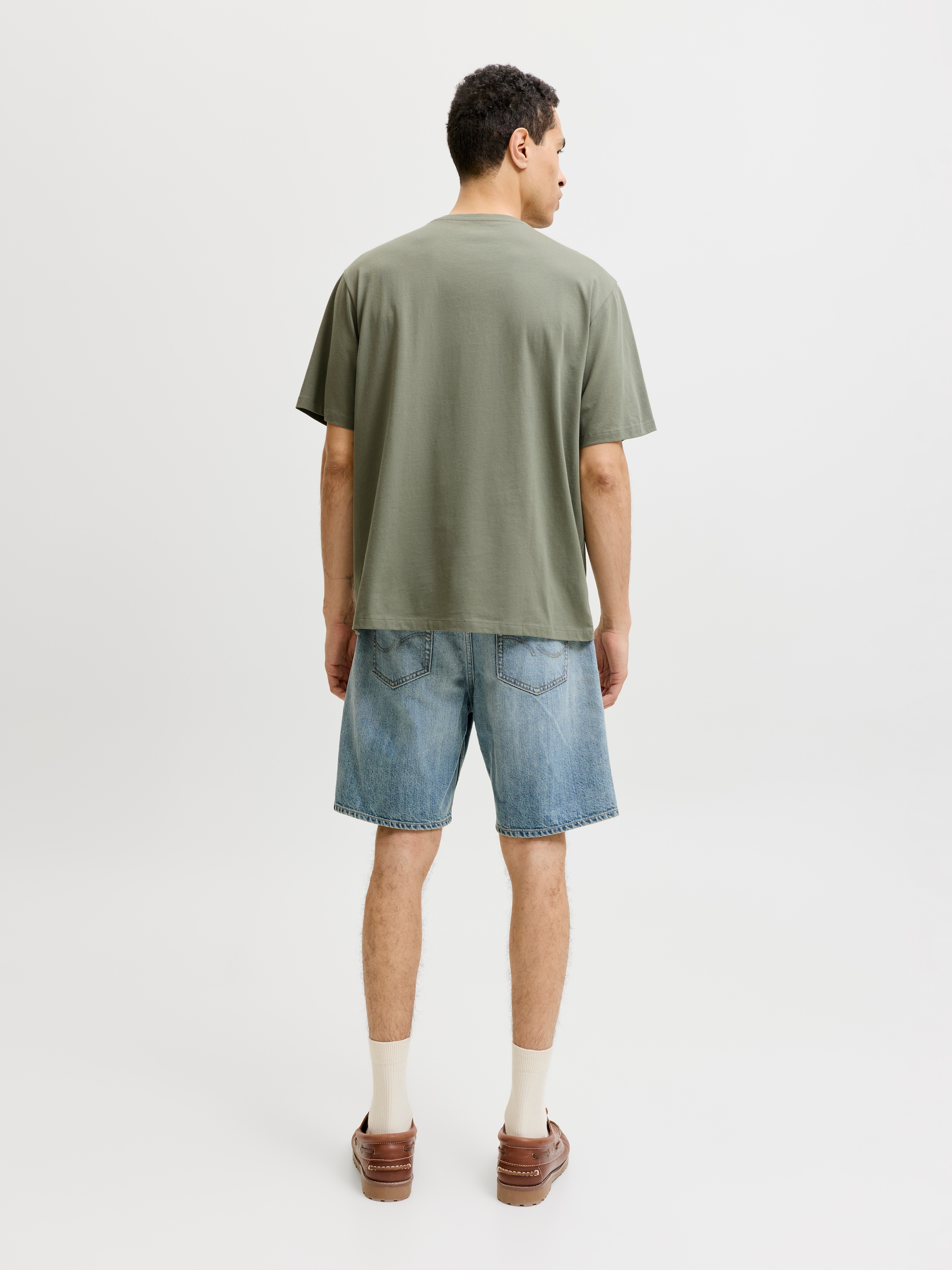 Jack & Jones Rundhalsshirt »JJGRADIENT PRINT TEE SS CREW NECK«